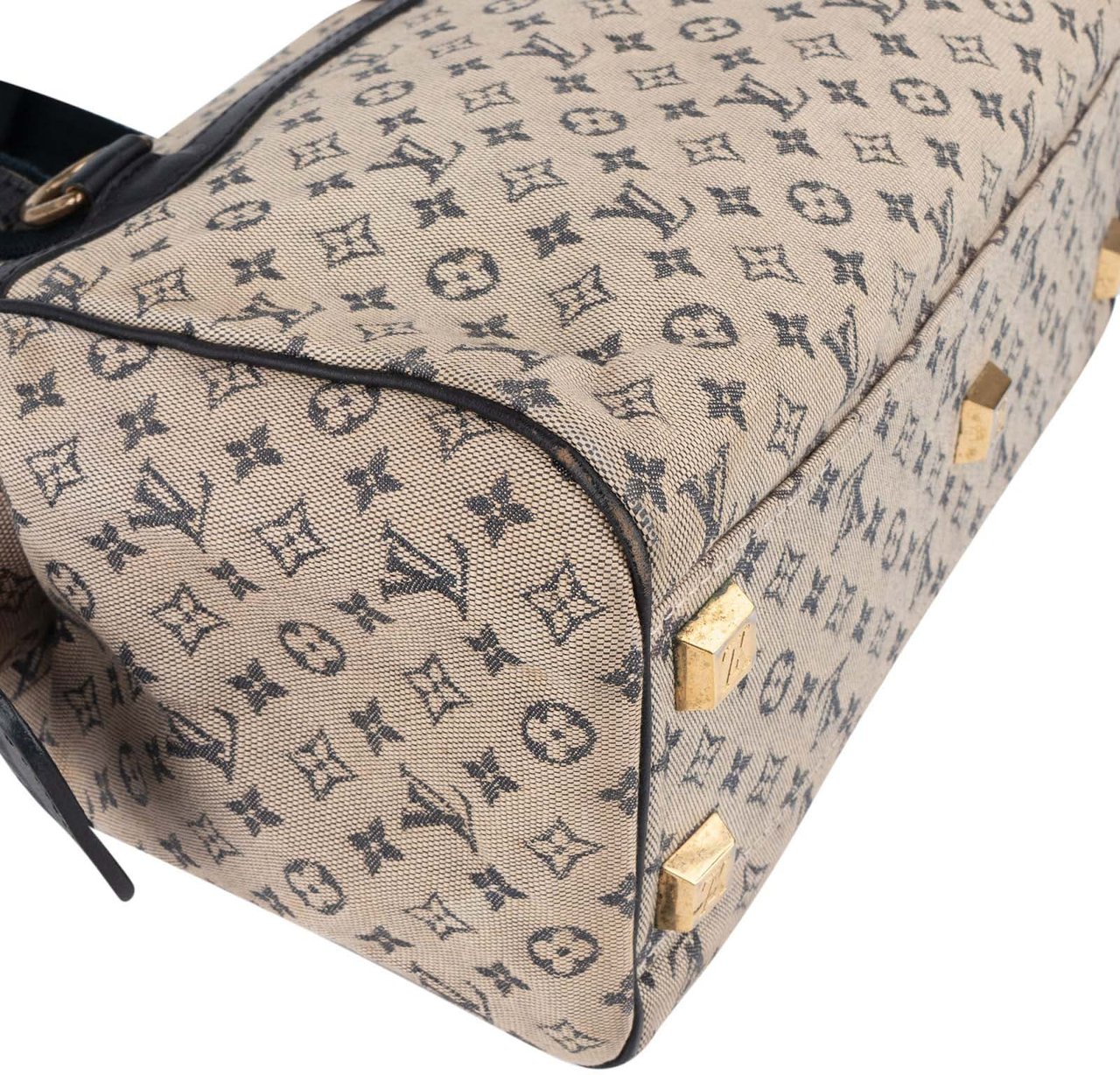 Louis Vuitton Louis Vuitton Mini Lin Monogram Josephine PM Handbag Donkergrijs