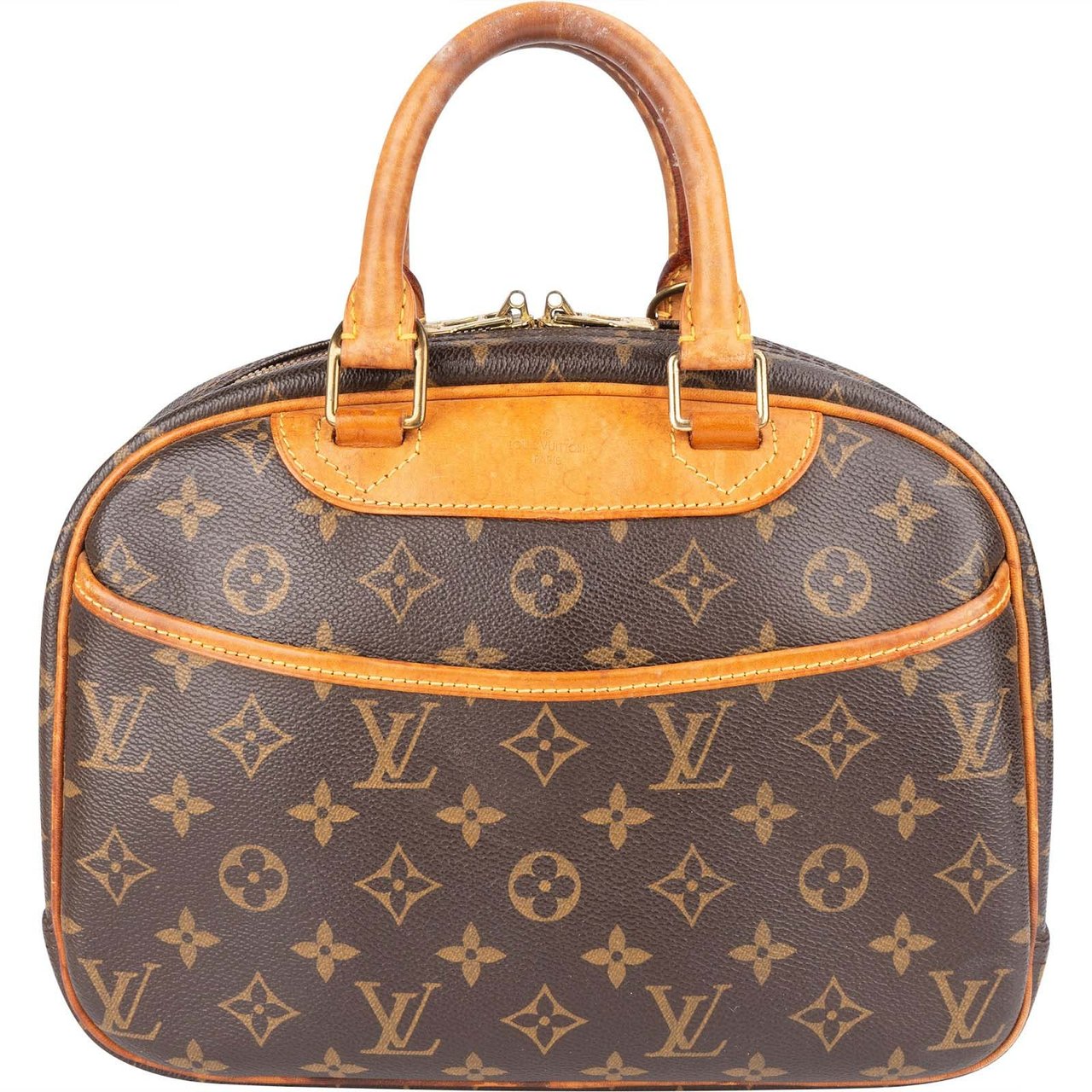 Louis Vuitton Louis Vuitton Monogram Canvas Trouville Handbag Bruin