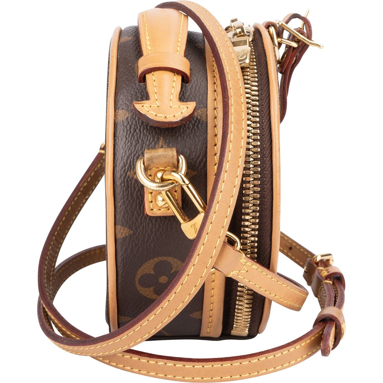 Louis Vuitton Louis Vuitton Monogram Canvas Boite Chapeau Souple Mini Crossbody Bag Bruin