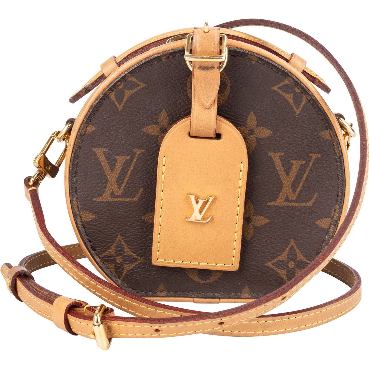 Louis Vuitton Louis Vuitton Monogram Canvas Boite Chapeau Souple Mini Crossbody Bag Bruin