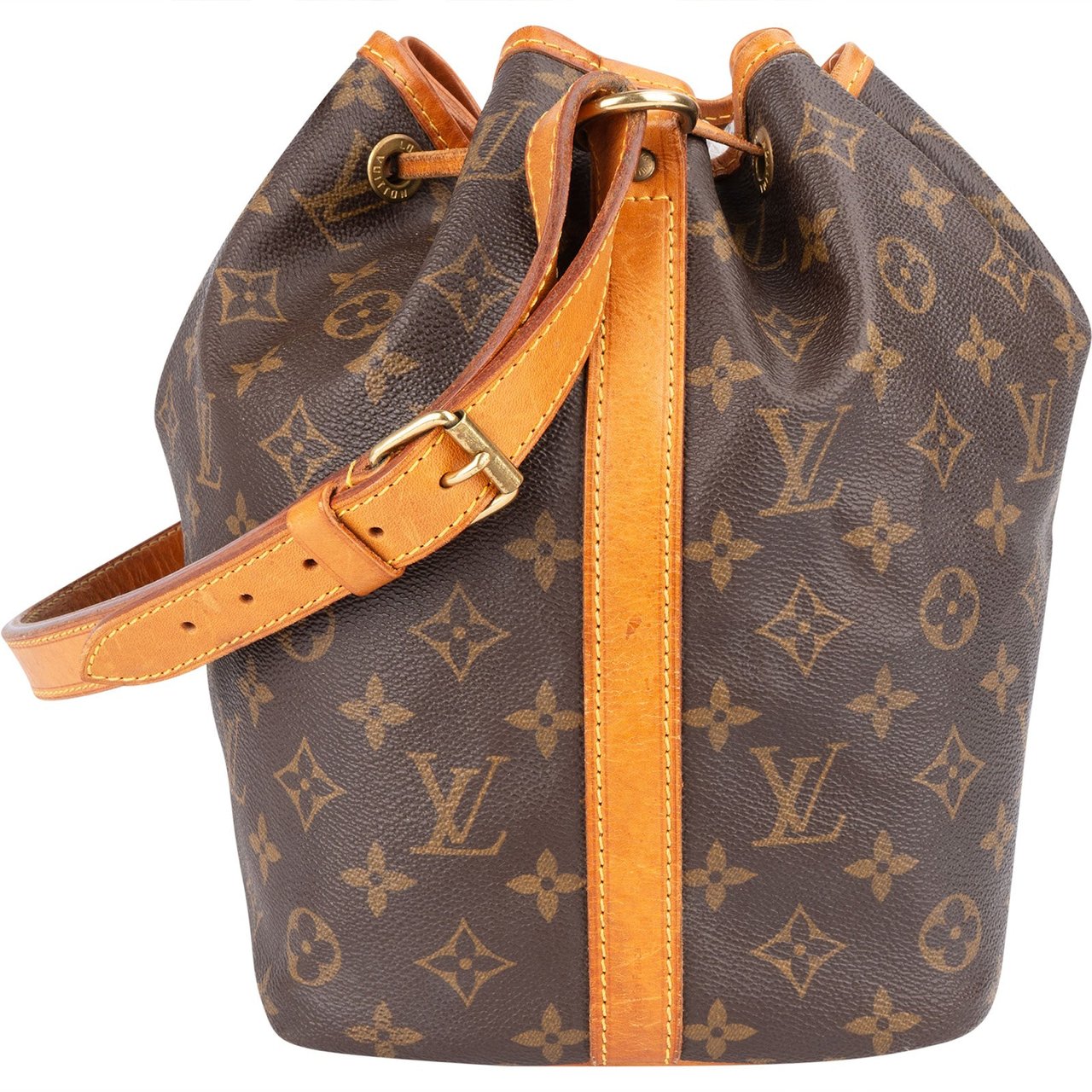 Louis Vuitton Monogram Canvas Sac Noé Petit Shoulder Bag Bruin
