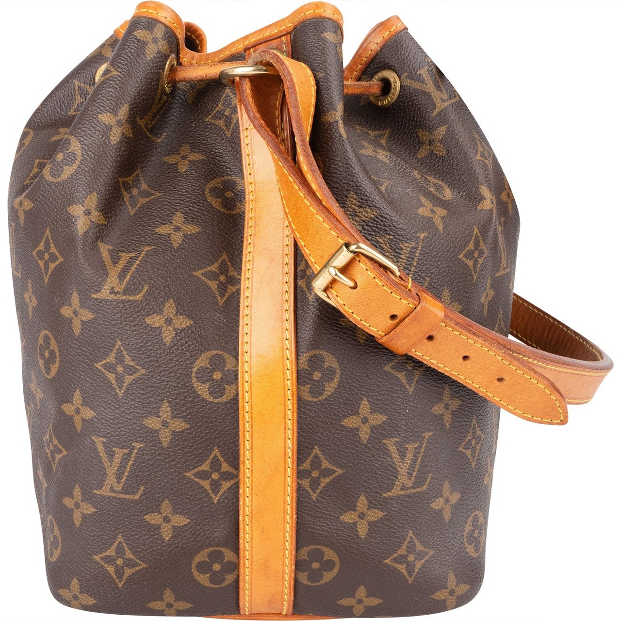 Louis Vuitton Monogram Canvas Sac Noé Petit Shoulder Bag Bruin