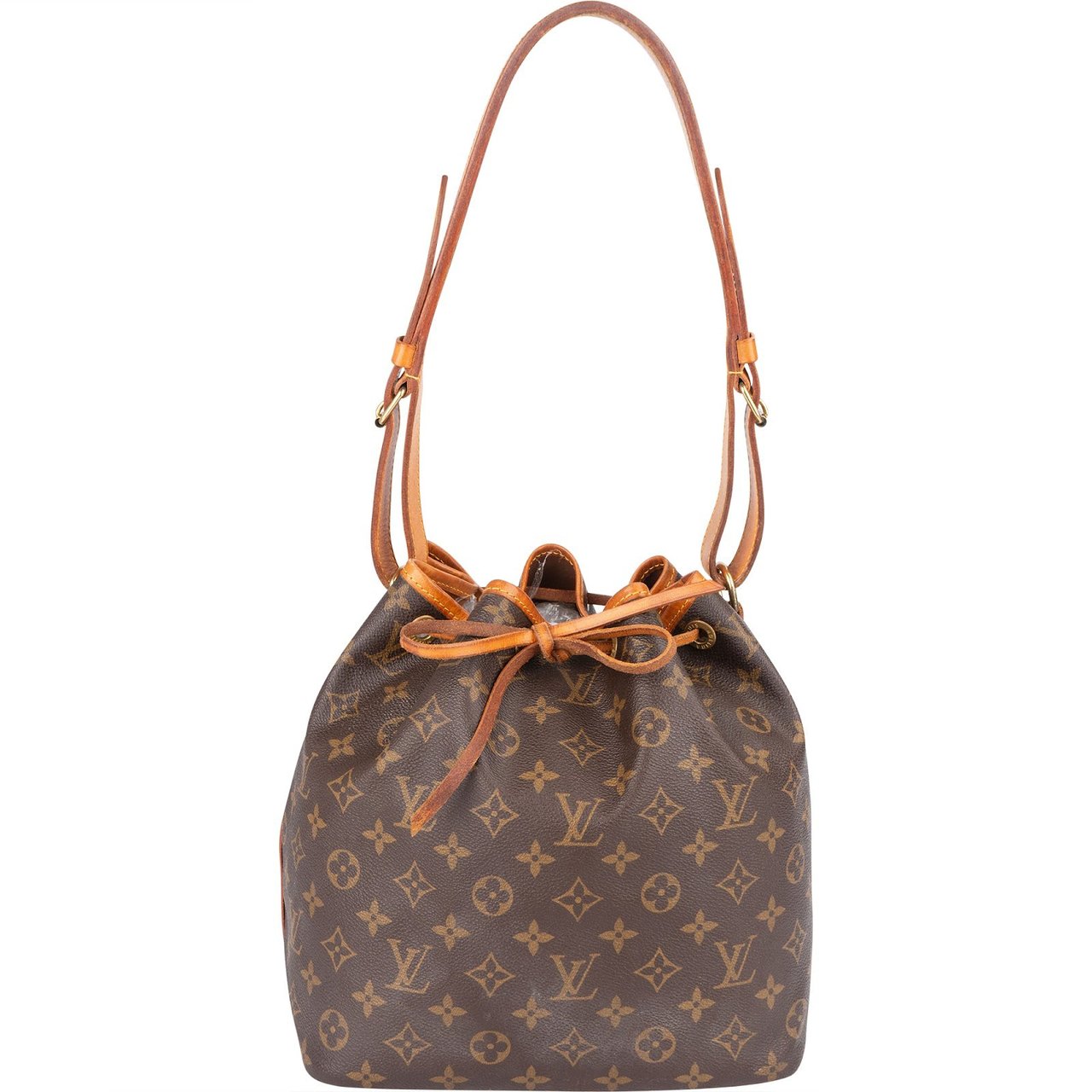 Louis Vuitton Monogram Canvas Sac Noé Petit Shoulder Bag Bruin