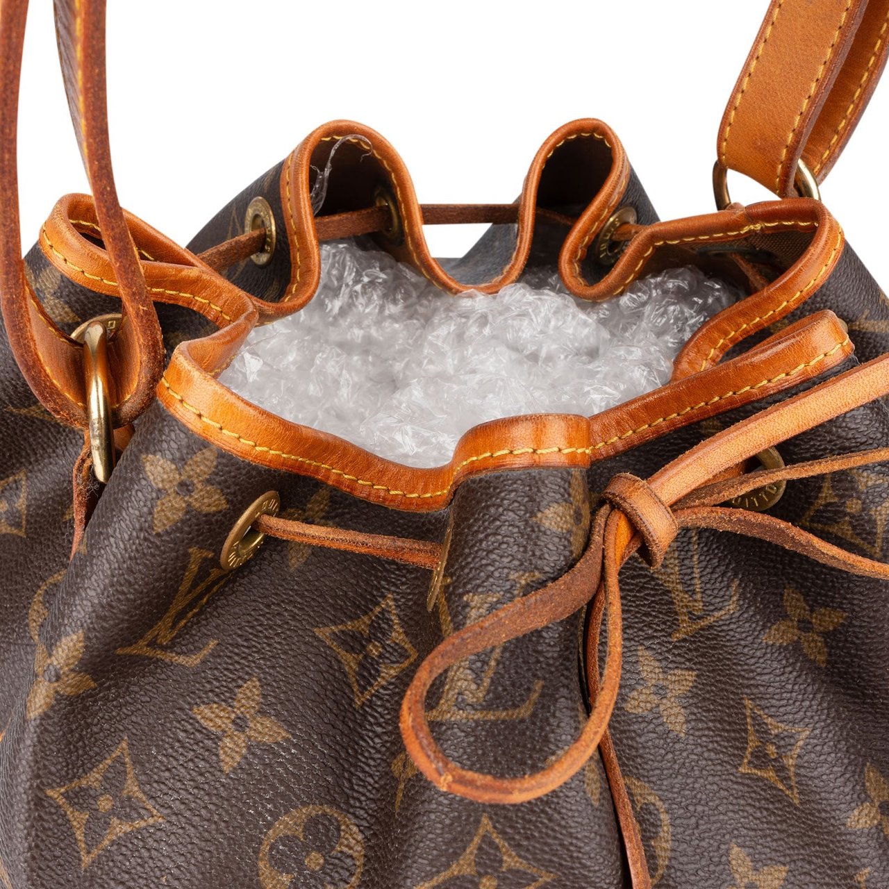 Louis Vuitton Monogram Canvas Sac Noé Petit Shoulder Bag Bruin