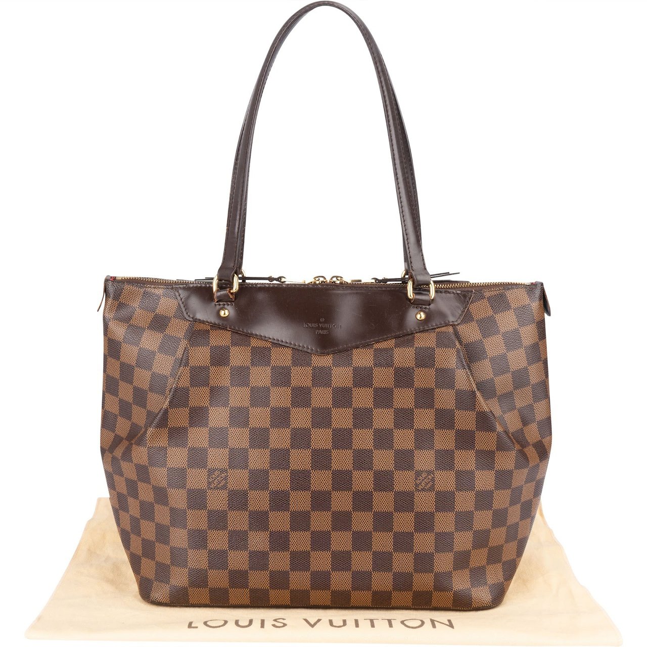 Louis Vuitton Louis Vuitton Monogram Damier Ebene Westminster GM Shoulder Bag Bruin