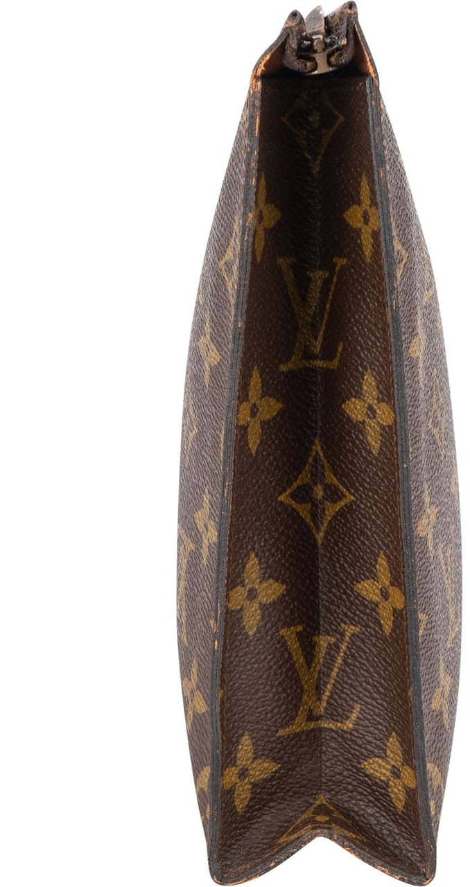 Louis Vuitton Louis Vuitton Monogram Canvas Poche Toilette 25 Clutch Bruin