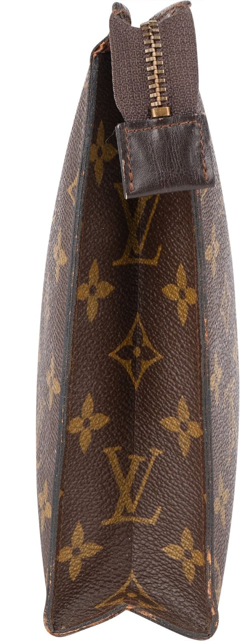 Louis Vuitton Louis Vuitton Monogram Canvas Poche Toilette 25 Clutch Bruin
