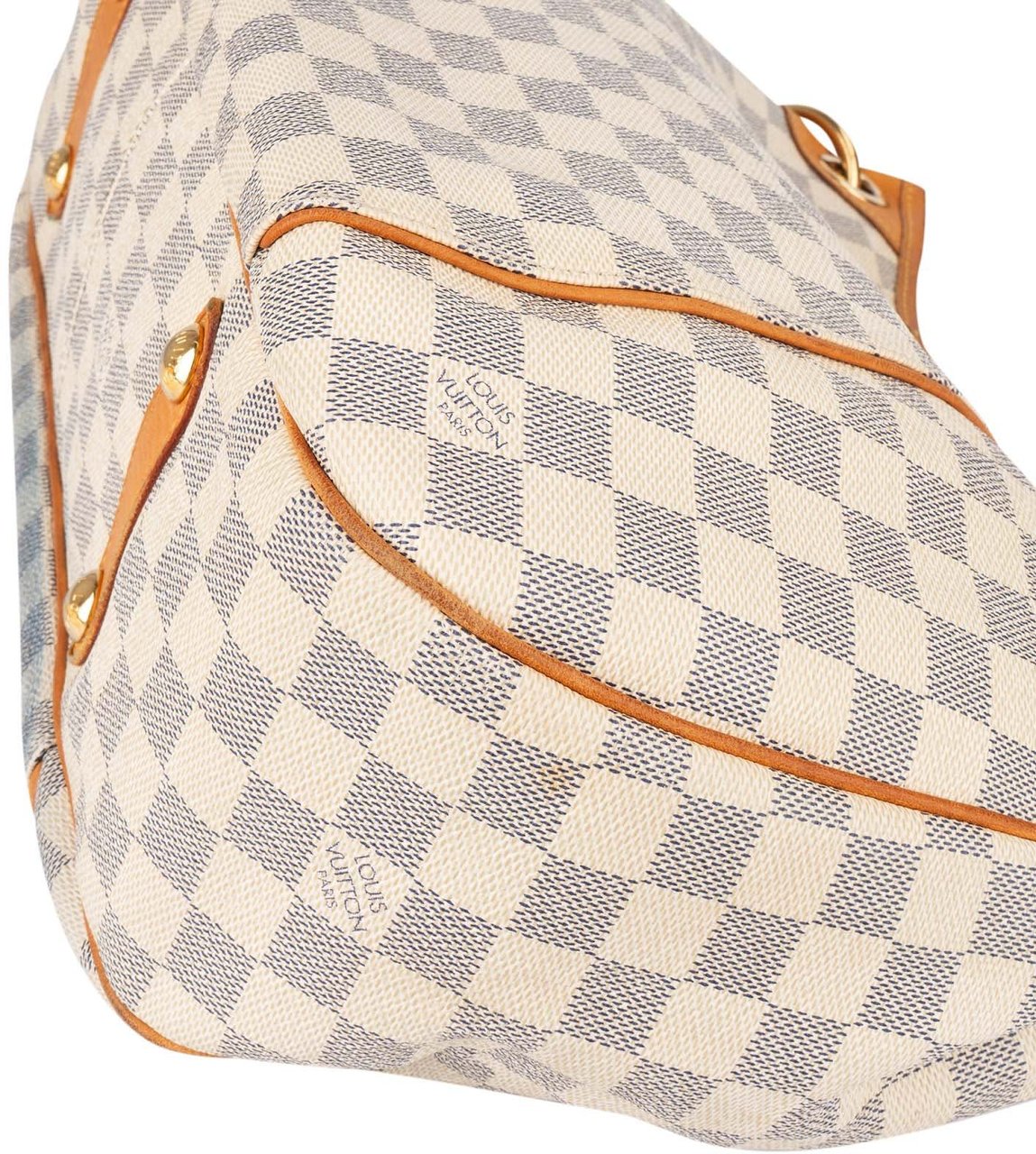 Louis Vuitton Louis Vuitton Monogram Damier Azur Galliera PM Shoulder Bag Wit