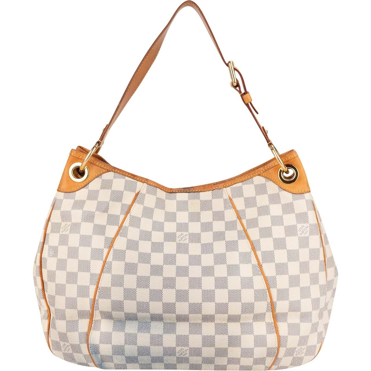 Louis Vuitton Louis Vuitton Monogram Damier Azur Galliera PM Shoulder Bag Wit