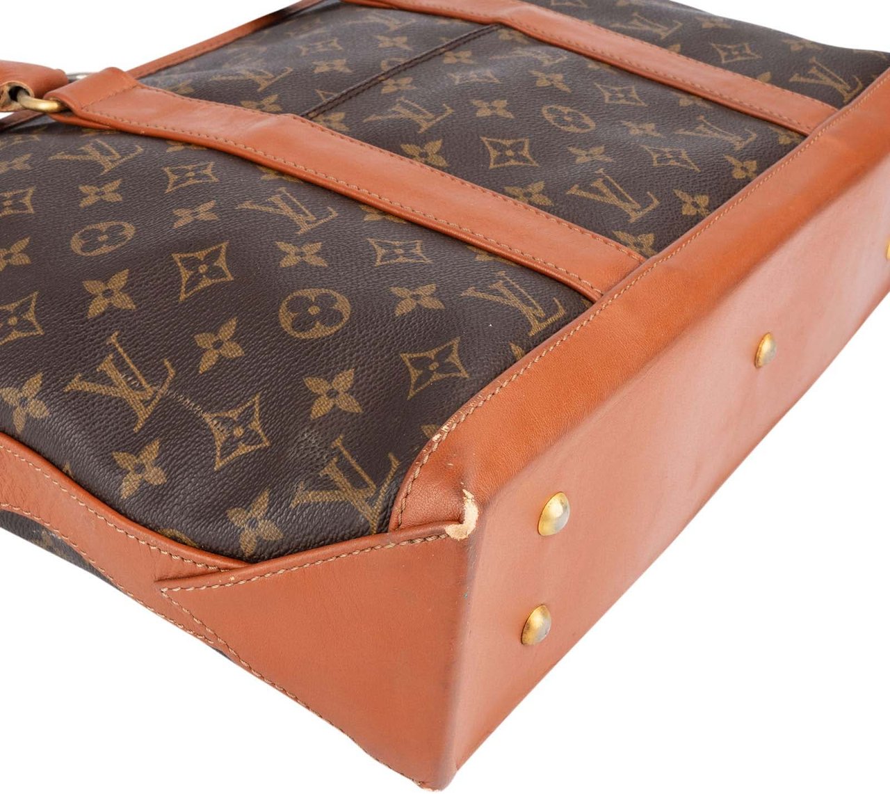 Louis Vuitton Louis Vuitton Monogram Canvas Sac Weekend PM Handbag Bruin