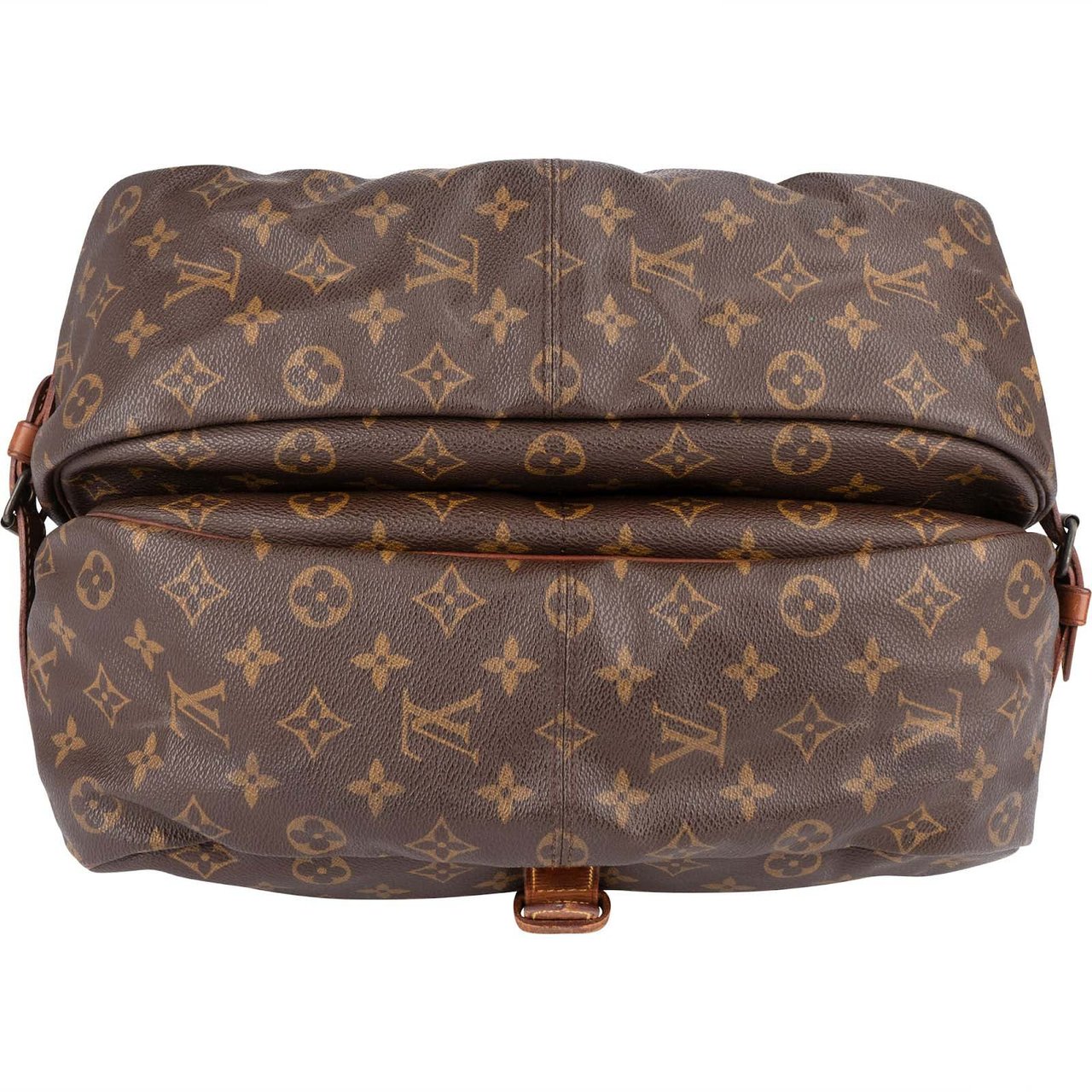 Louis Vuitton Louis Vuitton Monogram Canvas Saumur 35 Crossbody Bag Bruin