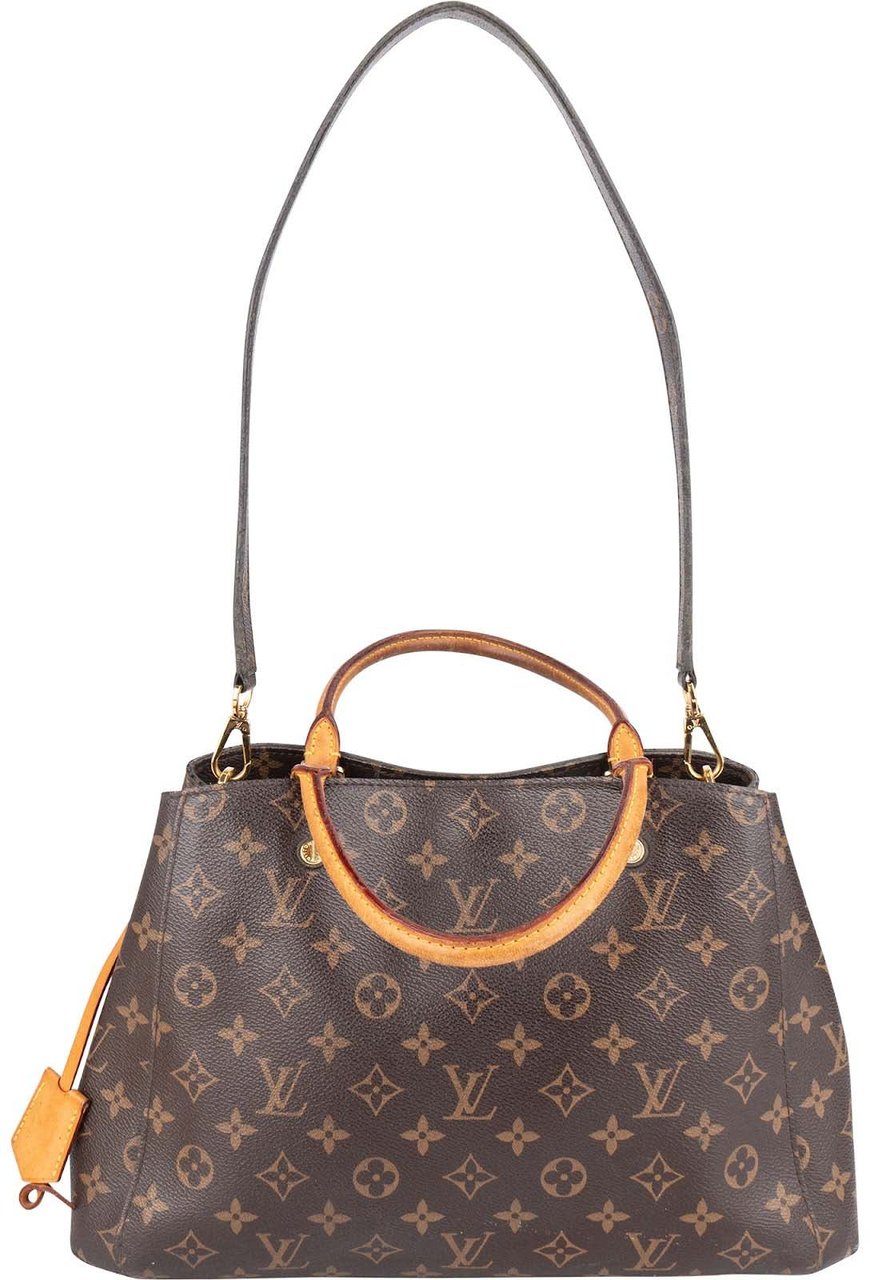 Louis Vuitton Louis Vuitton Monogram Canvas Montaigne MM Handbag Bruin