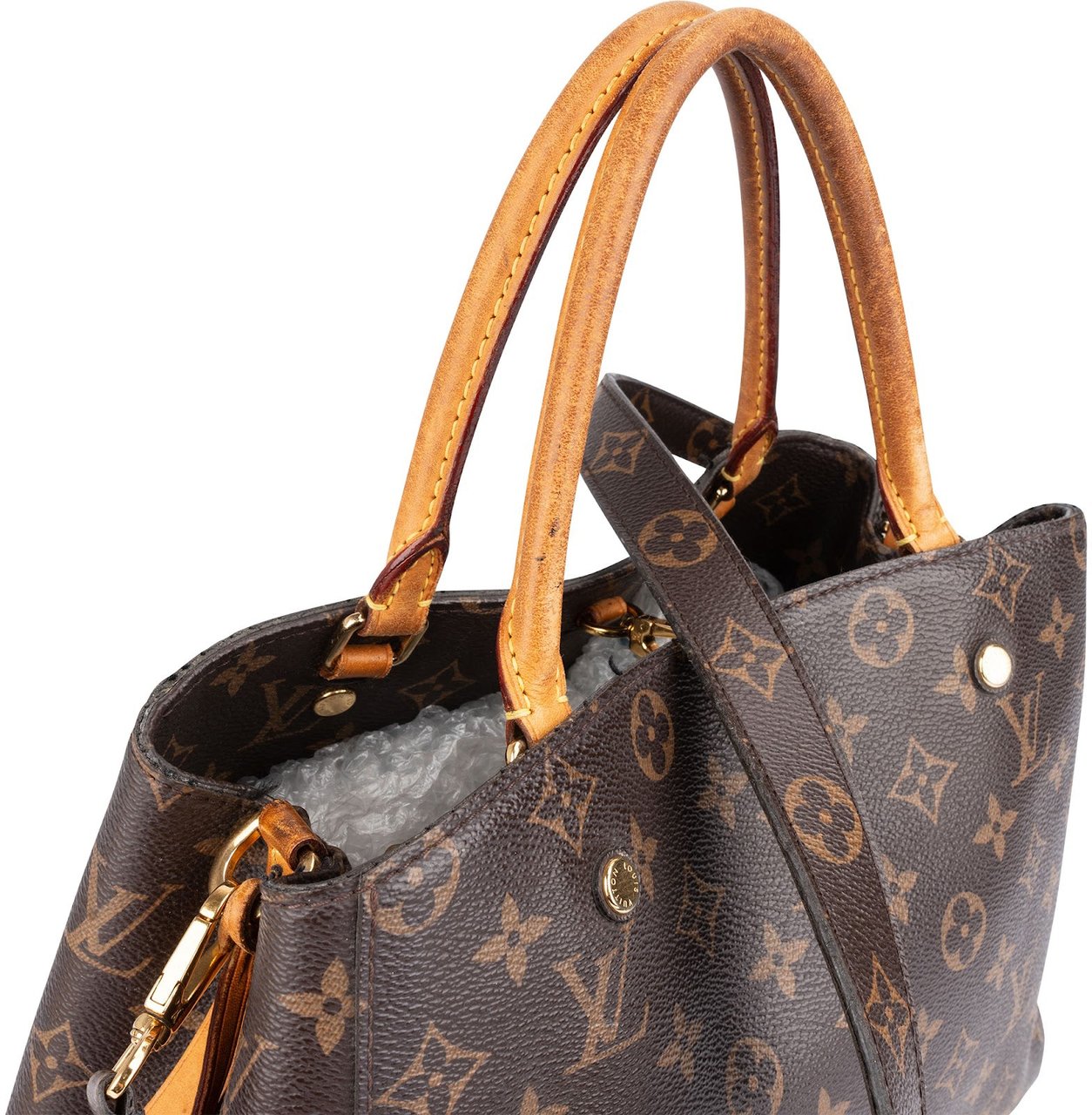Louis Vuitton Monogram Canvas Montaigne MM Handbag Bruin