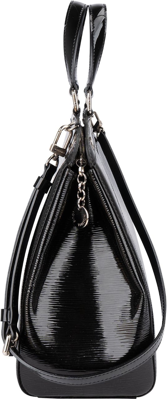 Louis Vuitton Louis Vuitton Epi Electric Patent Leather Brea MM Handbag Zwart