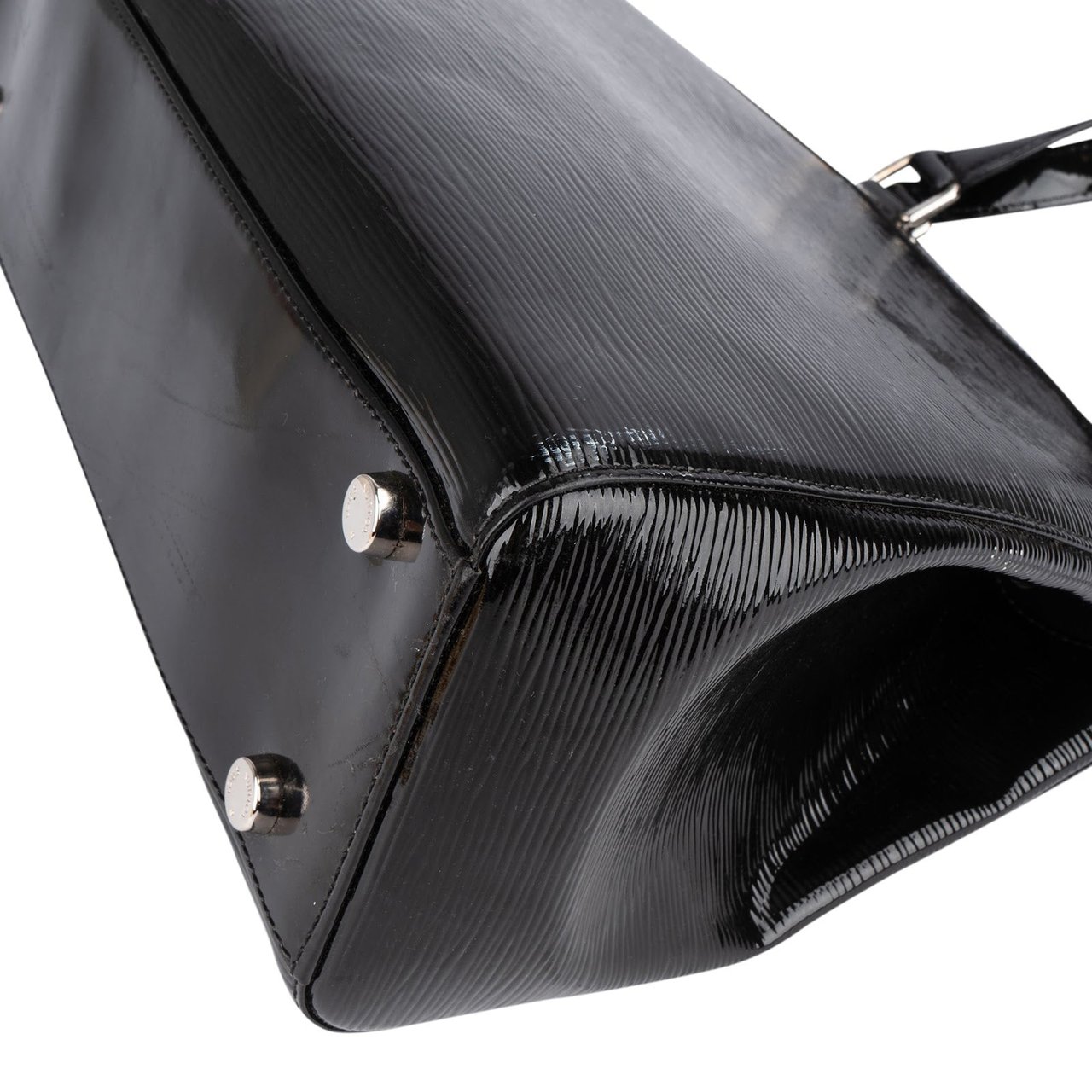 Louis Vuitton Louis Vuitton Epi Electric Patent Leather Brea MM Handbag Zwart