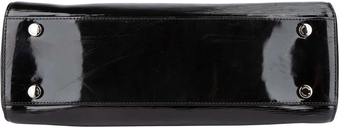 Louis Vuitton Louis Vuitton Epi Electric Patent Leather Brea MM Handbag Zwart