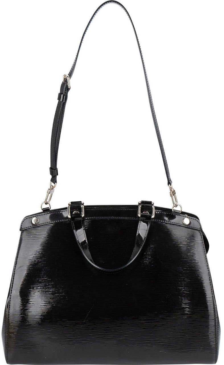 Louis Vuitton Louis Vuitton Epi Electric Patent Leather Brea MM Handbag Zwart