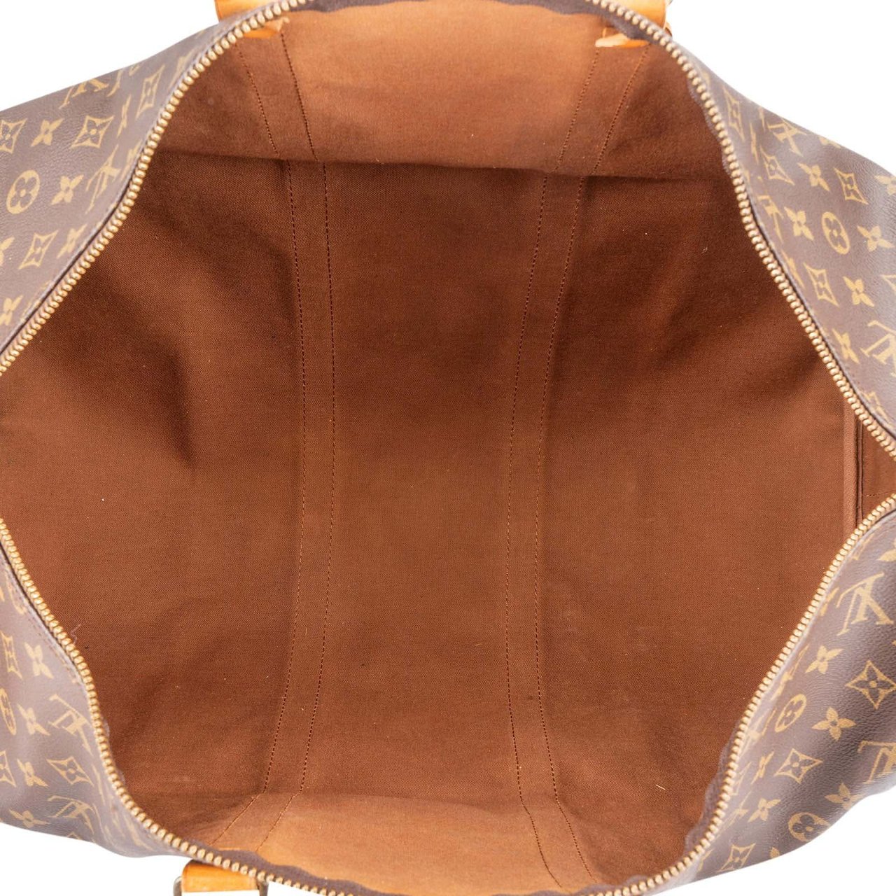 Louis Vuitton Louis Vuitton Monogram Canvas Keepall 55 Bandoulière Travel Bag Bruin