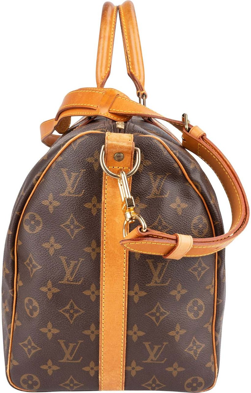 Louis Vuitton Louis Vuitton Monogram Canvas Keepall 45 Bandoulière Travel Bag Bruin