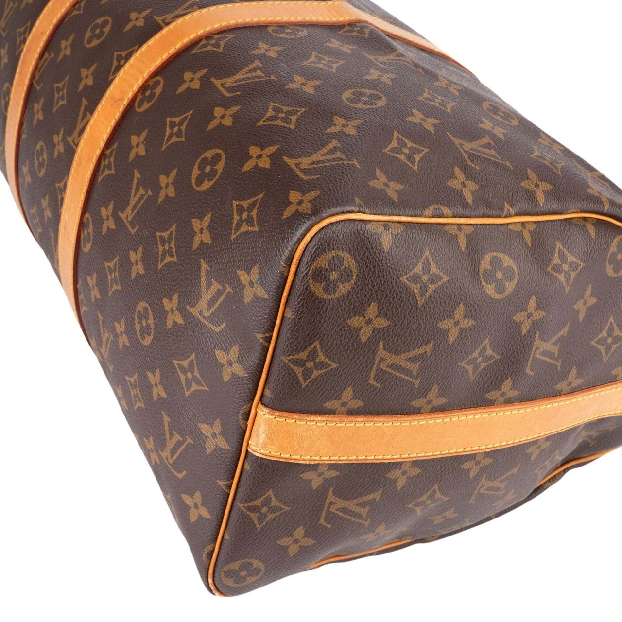 Louis Vuitton Louis Vuitton Monogram Canvas Keepall 45 Bandoulière Travel Bag Bruin