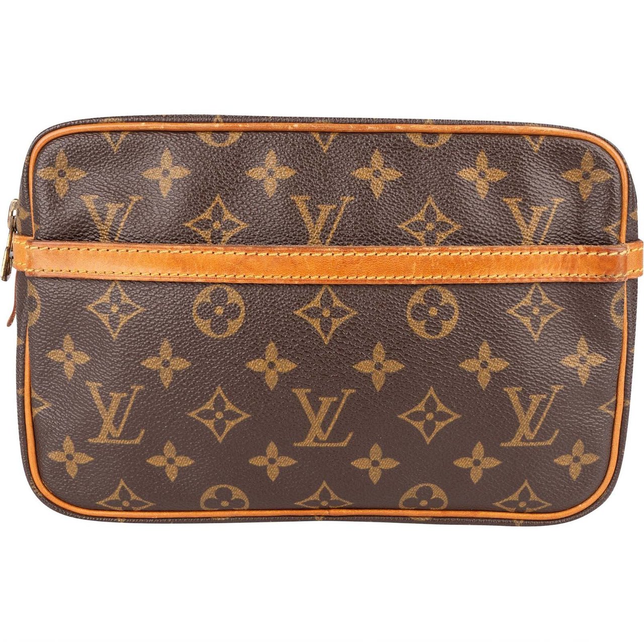Louis Vuitton Louis Vuitton Monogram Canvas Compiegne 23 Clutch Bruin