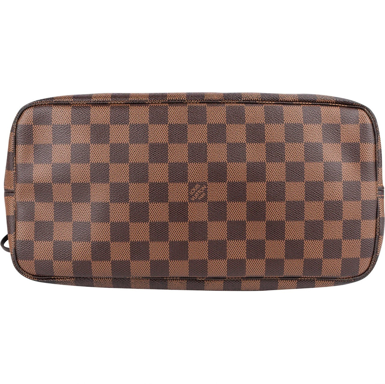 Louis Vuitton Monogram Damier Ebene Neverfull MM Shoulder Bag Bruin