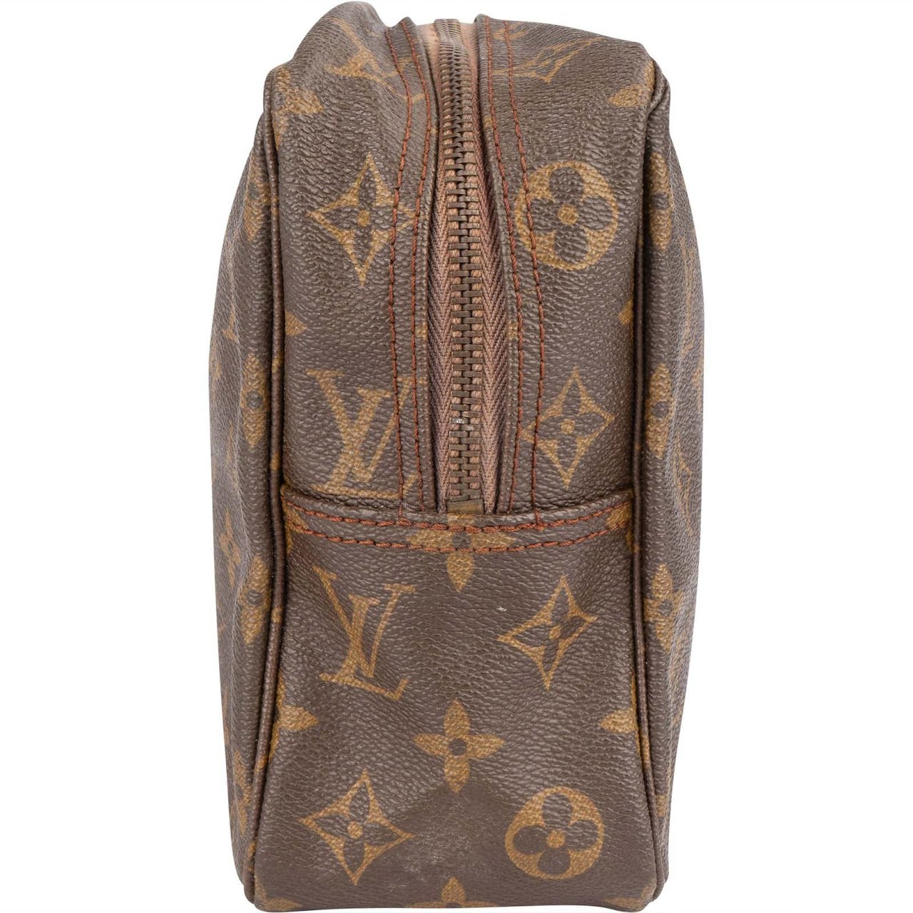 Louis Vuitton Louis Vuitton Monogram Canvas Trousse Toilette 28 Clutch Bruin