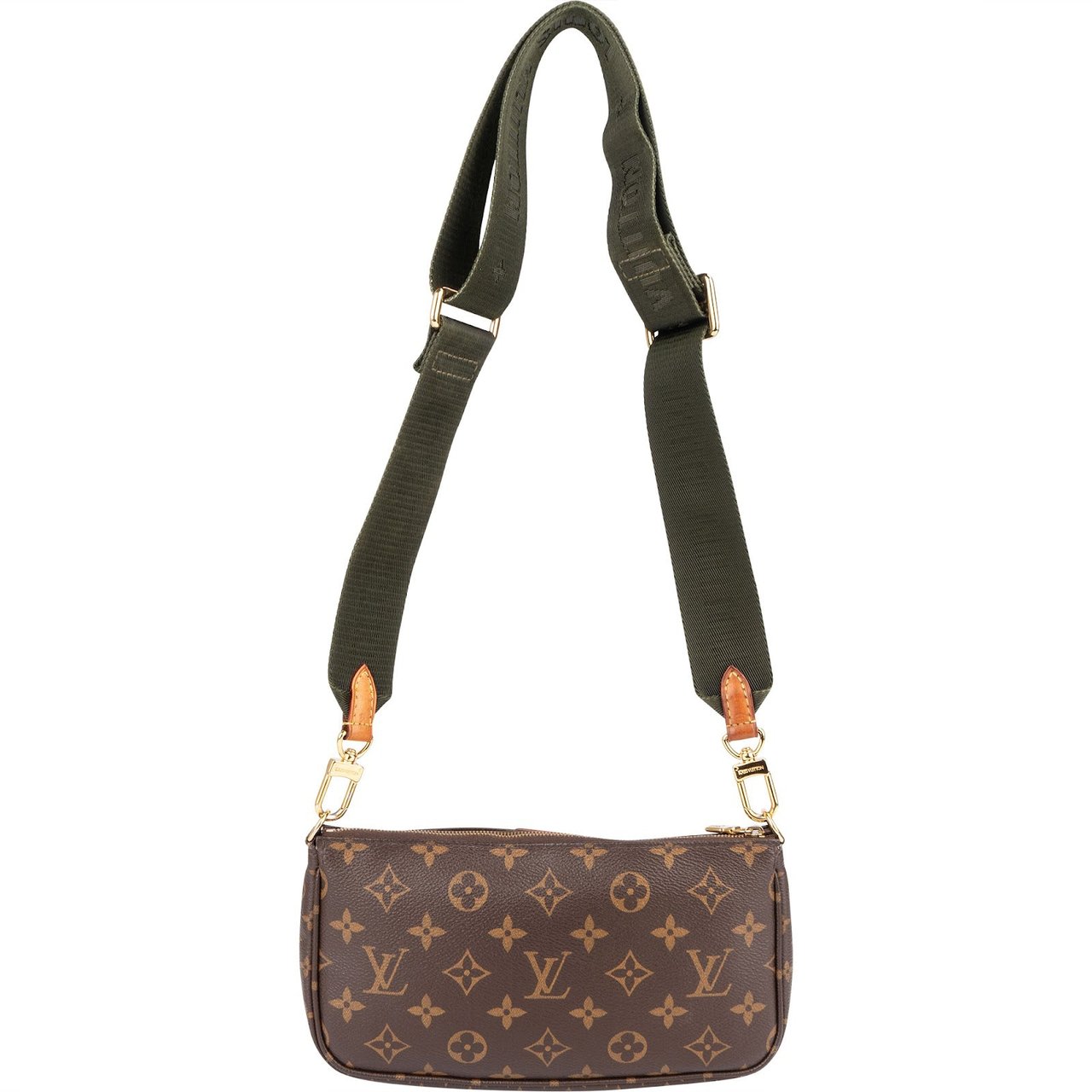 Louis Vuitton Louis Vuitton Monogram Canvas Multi Pochette Accessoires Crossbody Bruin