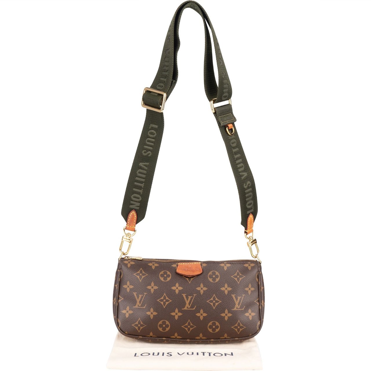 Louis Vuitton Louis Vuitton Monogram Canvas Multi Pochette Accessoires Crossbody Bruin
