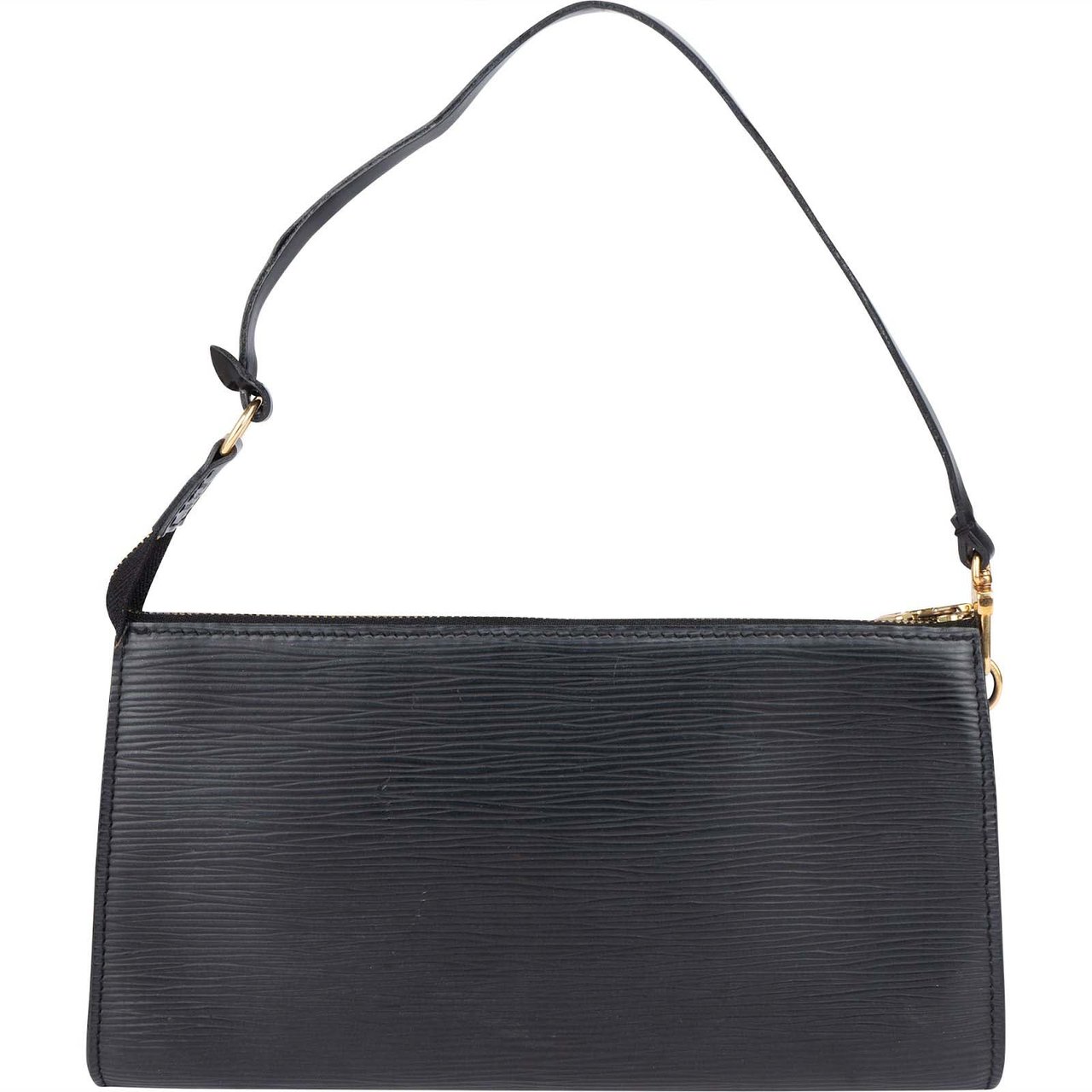 Louis Vuitton Louis Vuitton Noir Epi Leather Pochette Accessoires Handbag Zwart