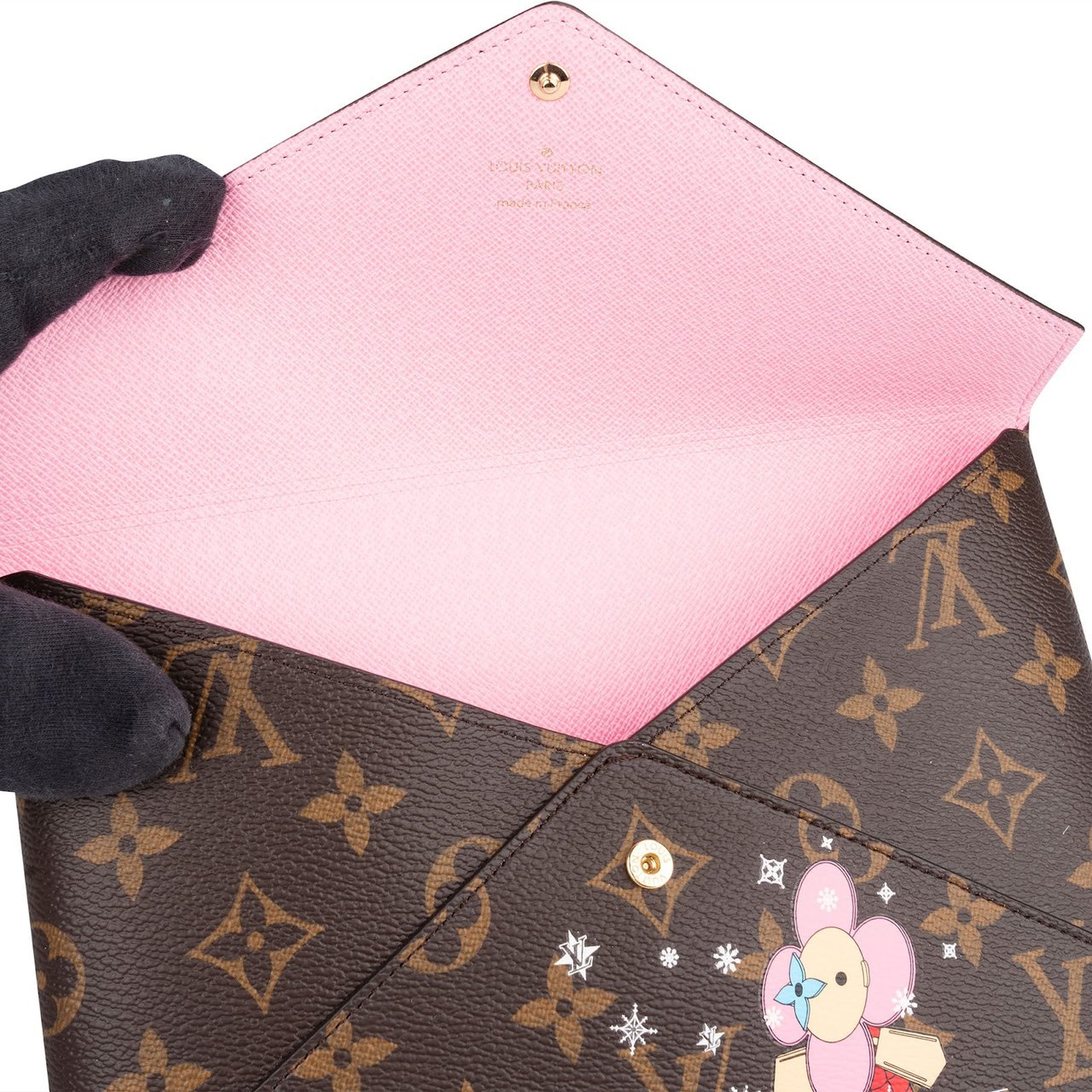 Louis Vuitton Louis Vuitton Monogram Canvas Limited Xmas Large Pochette Kirigami Clutch Bruin
