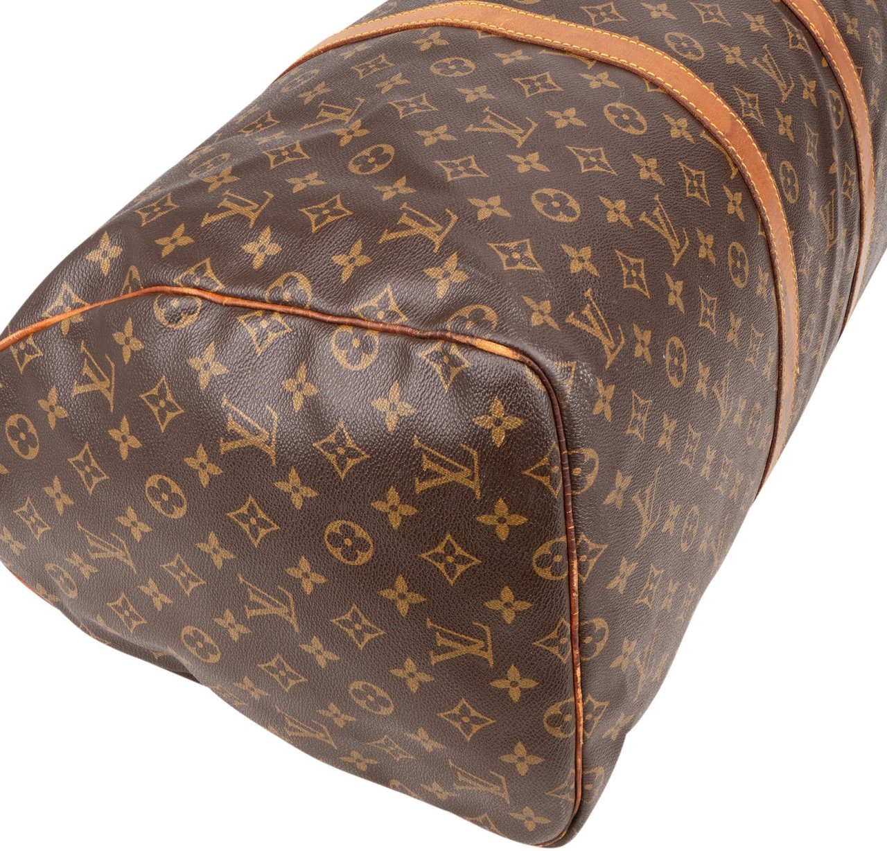 Louis Vuitton Louis Vuitton Monogram Canvas Keepall 55 Travel Bag Bruin