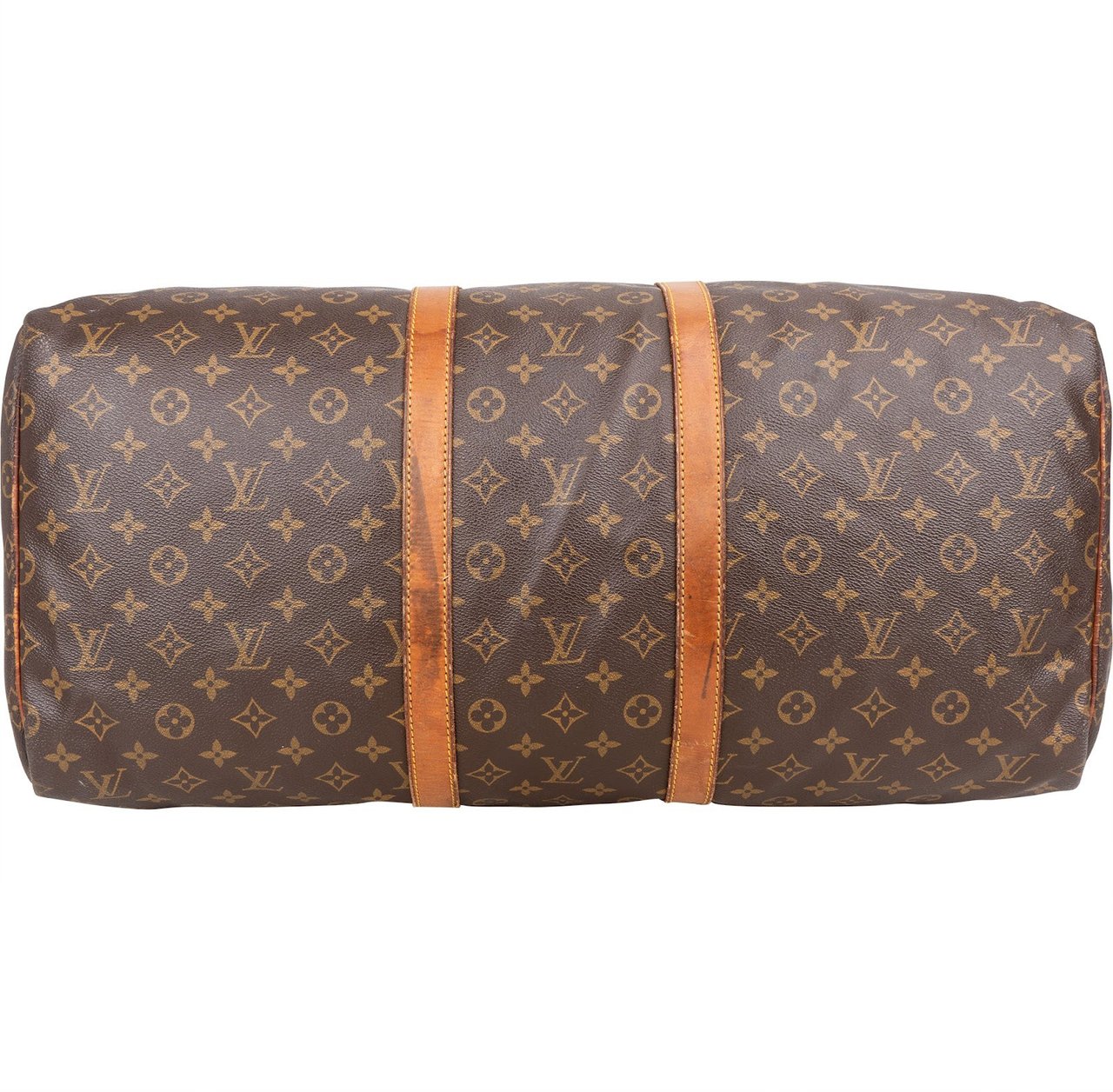Louis Vuitton Louis Vuitton Monogram Canvas Keepall 55 Travel Bag Bruin