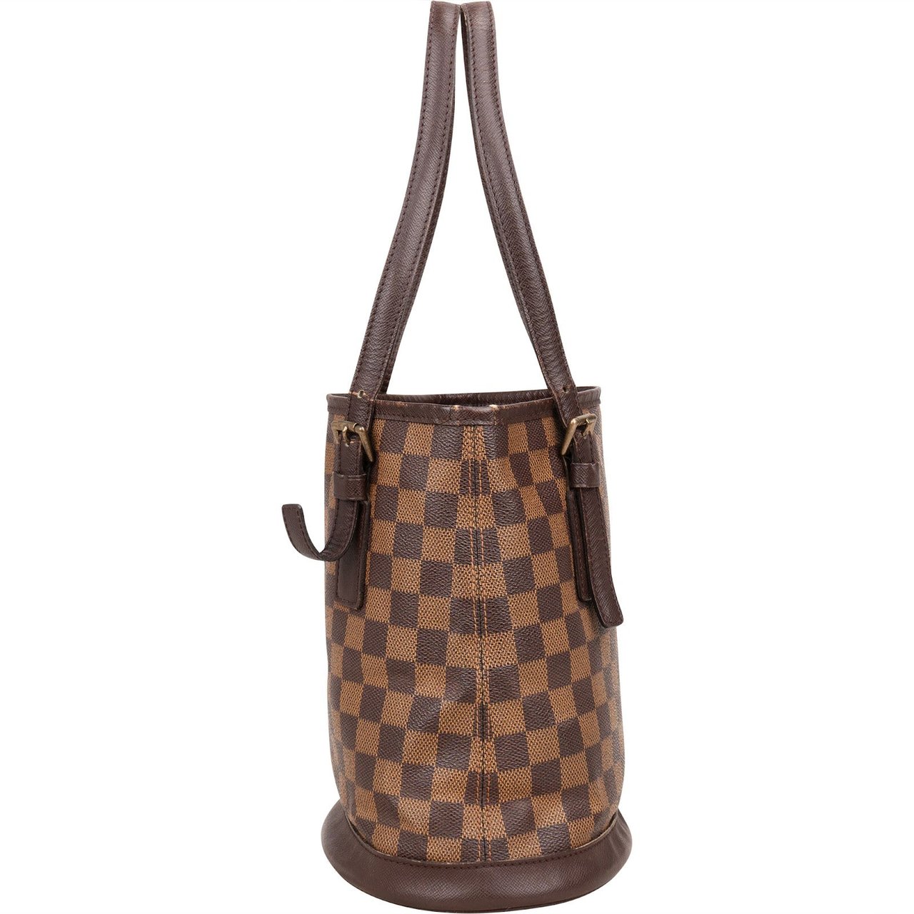 Louis Vuitton Louis Vuitton Monogram Damier Ebene Bucket PM Shoulder Bag Bruin