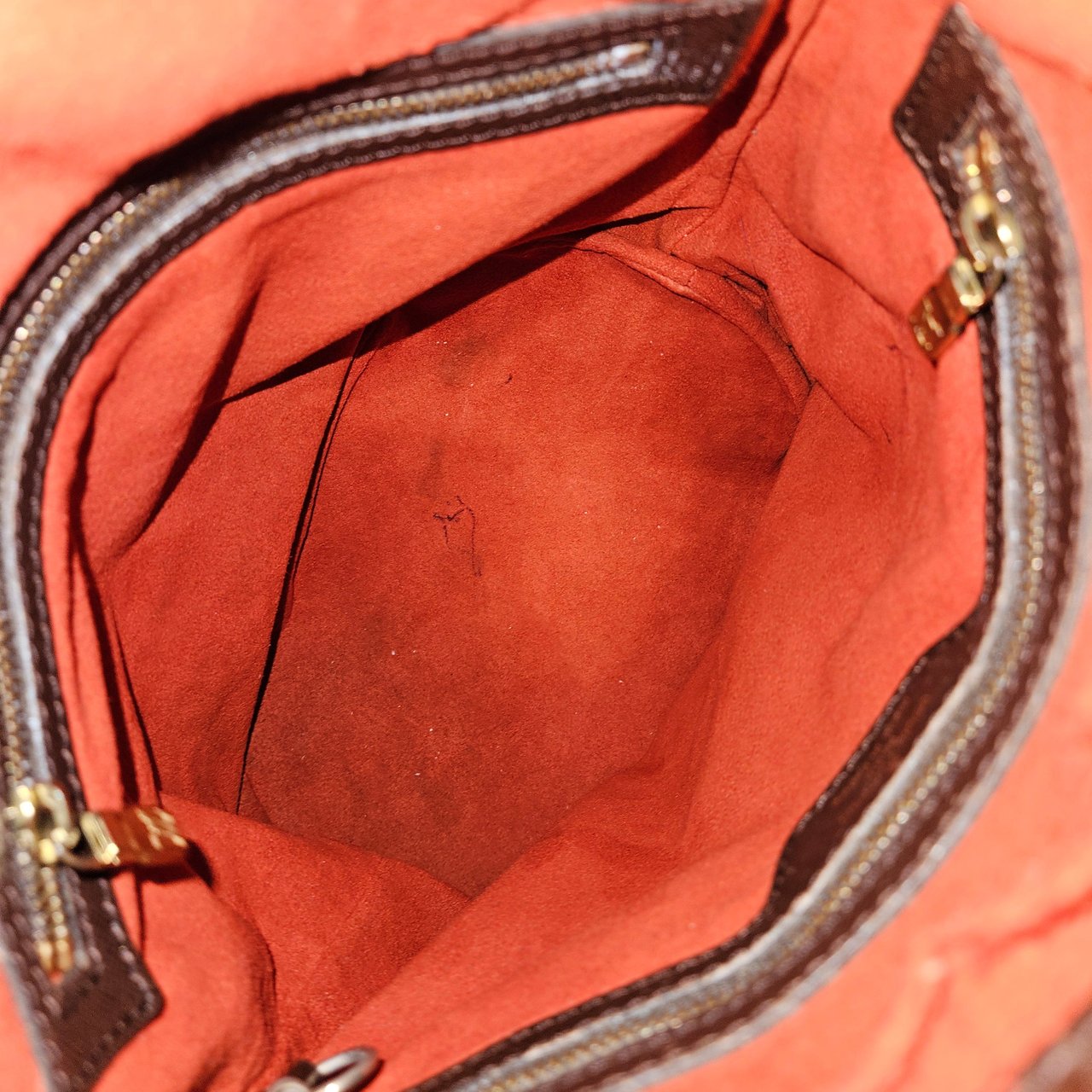 Louis Vuitton Louis Vuitton Monogram Damier Ebene Bucket PM Shoulder Bag Bruin