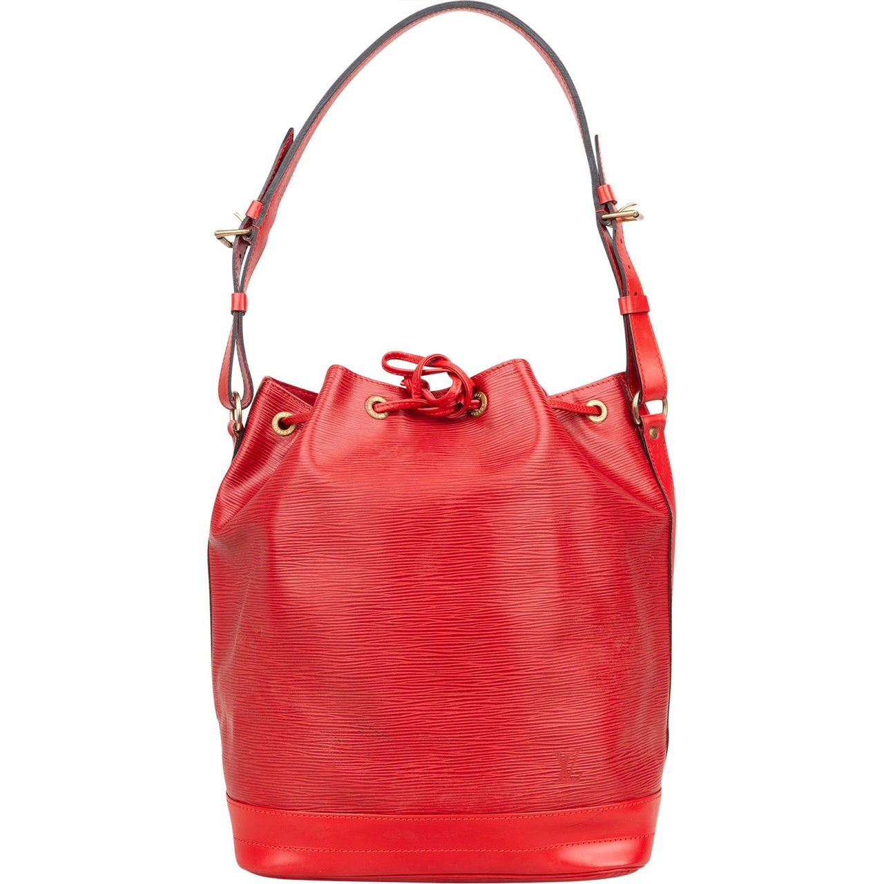 Louis Vuitton Red Epi Leather Sac Noé Grande Shoulder Bag Rood