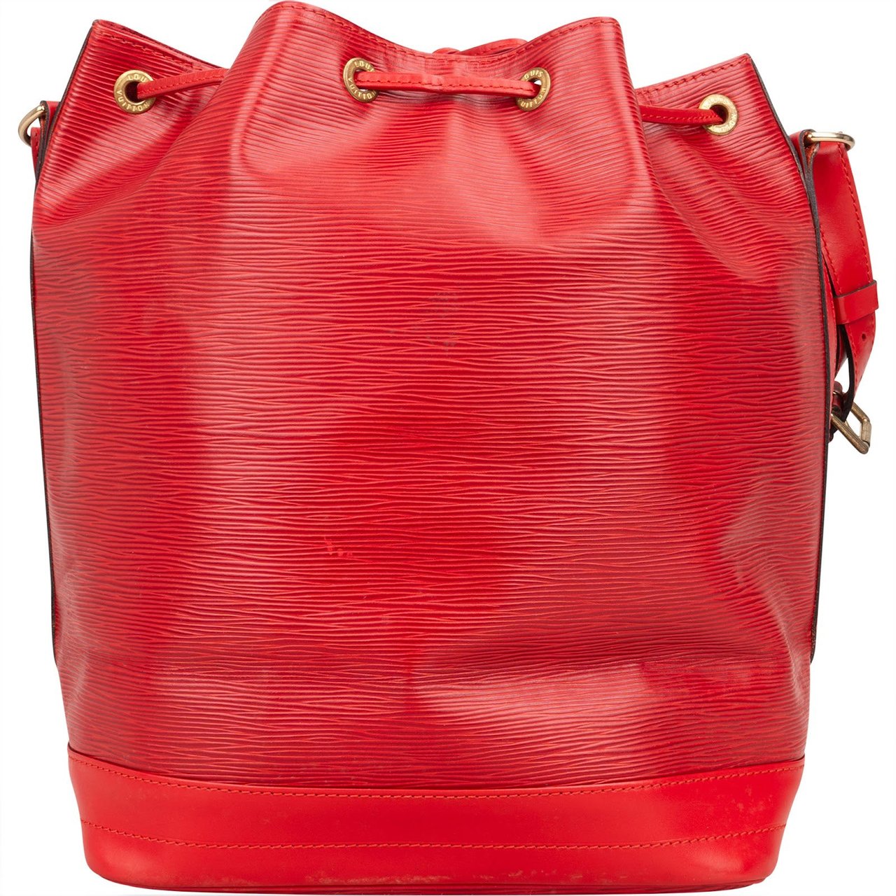 Louis Vuitton Red Epi Leather Sac Noé Grande Shoulder Bag Rood