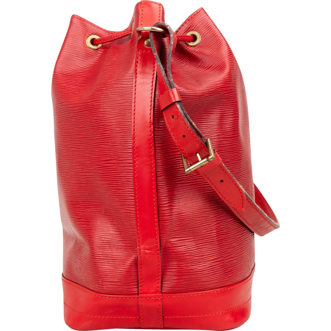 Louis Vuitton Red Epi Leather Sac Noé Grande Shoulder Bag Rood