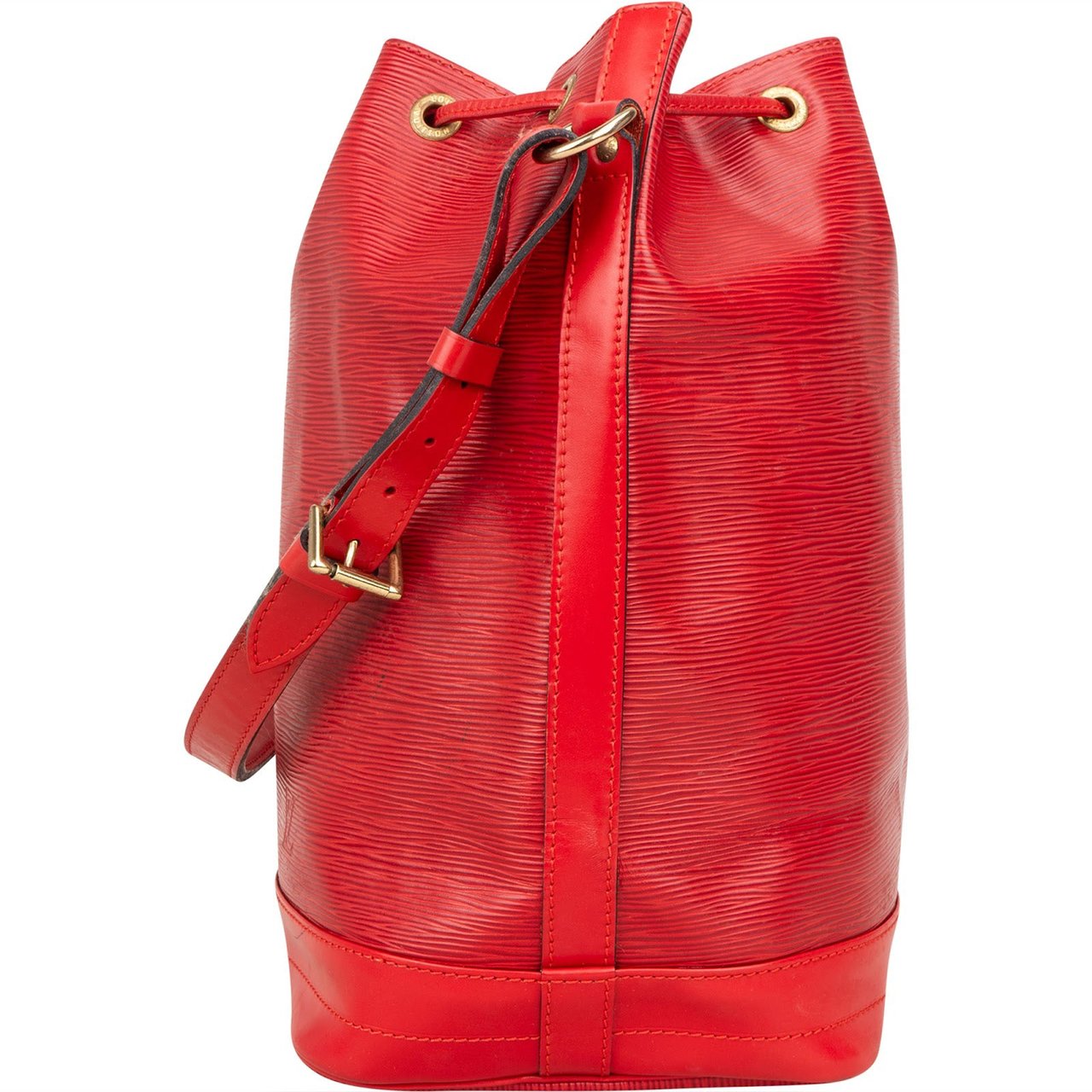 Louis Vuitton Red Epi Leather Sac Noé Grande Shoulder Bag Rood