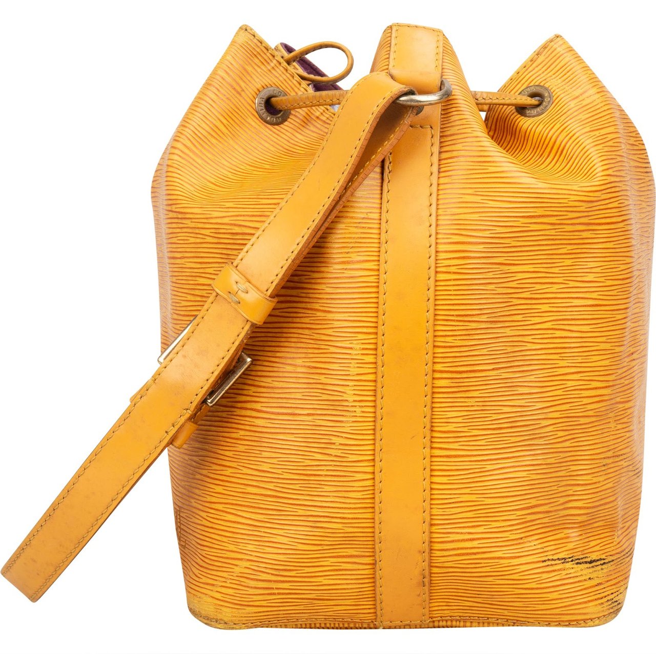 Louis Vuitton Louis Vuitton Yellow Epi Leather Sac Noé Petit Shoulder Bag Geel
