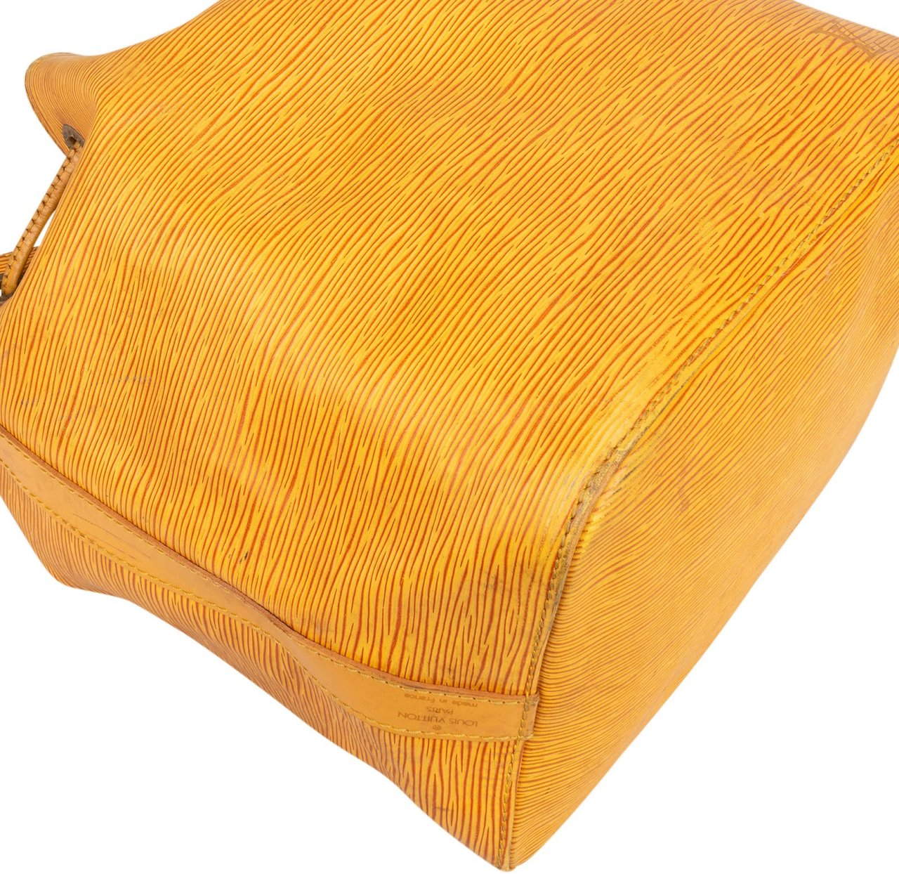 Louis Vuitton Louis Vuitton Yellow Epi Leather Sac Noé Petit Shoulder Bag Geel