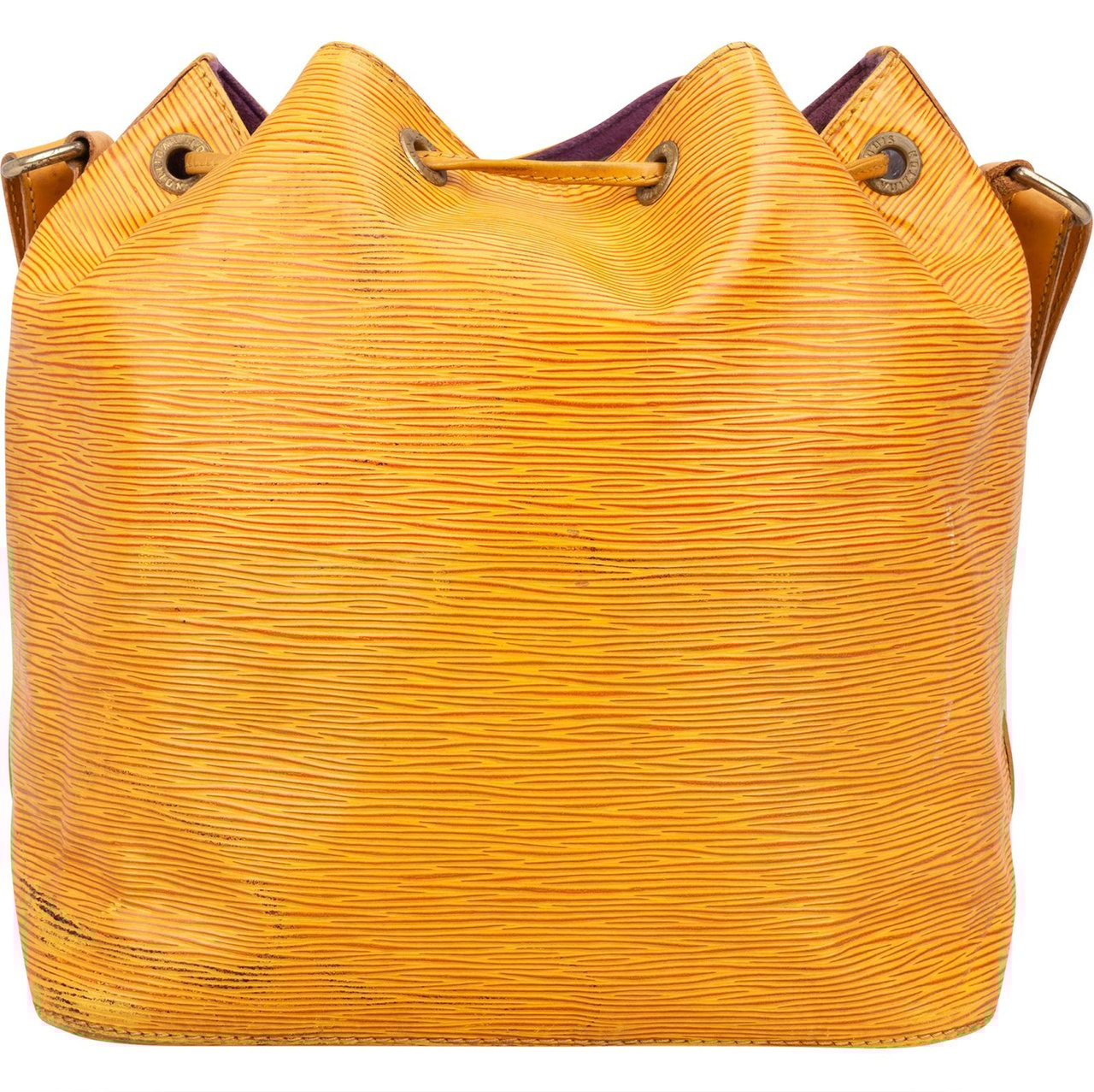 Louis Vuitton Louis Vuitton Yellow Epi Leather Sac Noé Petit Shoulder Bag Geel