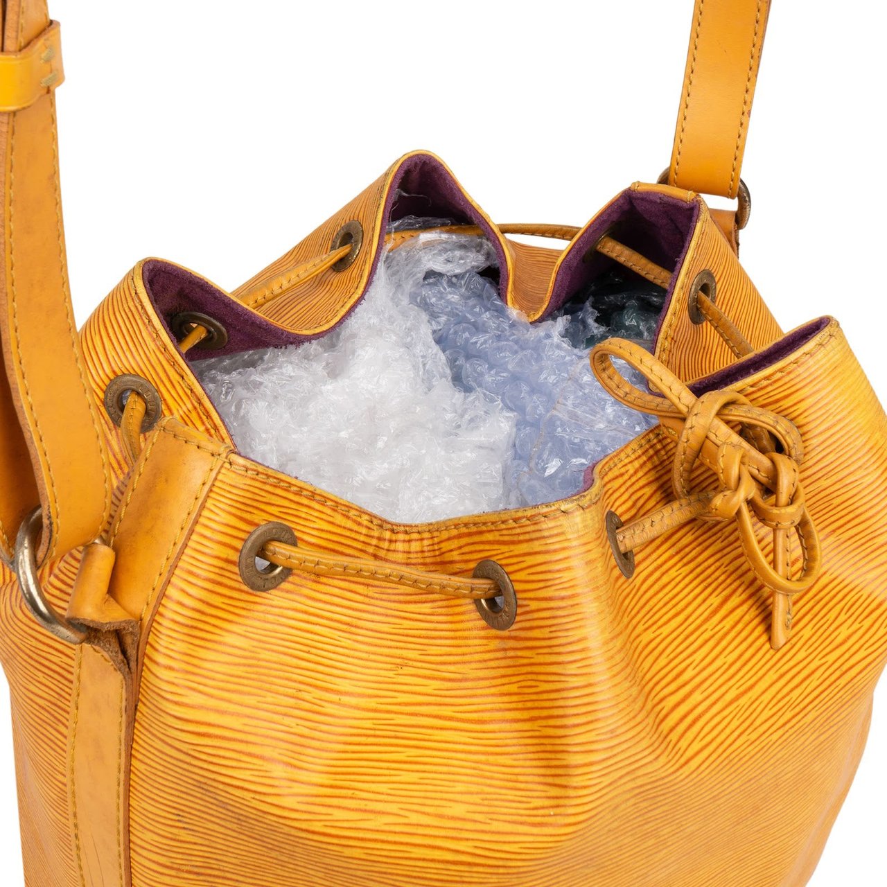 Louis Vuitton Louis Vuitton Yellow Epi Leather Sac Noé Petit Shoulder Bag Geel