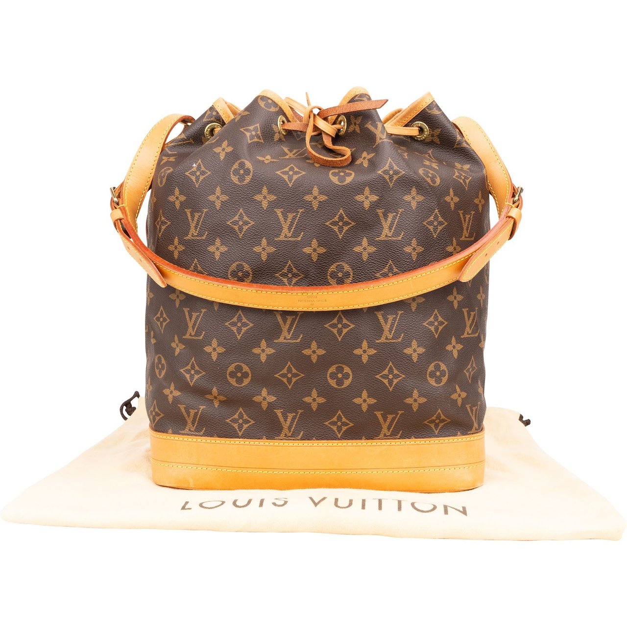 Louis Vuitton Louis Vuitton Monogram Canvas Sac Noé Grande Shoulder Bag Bruin