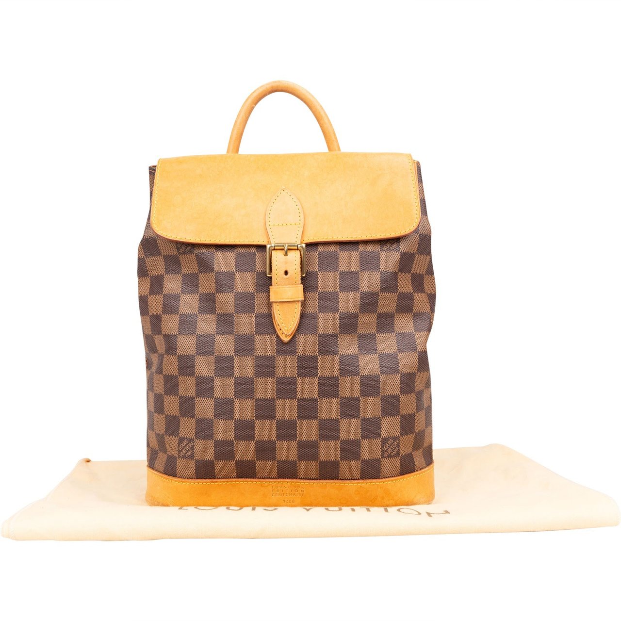 Louis Vuitton Louis Vuitton Monogram Damier Ebene Soho Centenaire Backpack Bruin