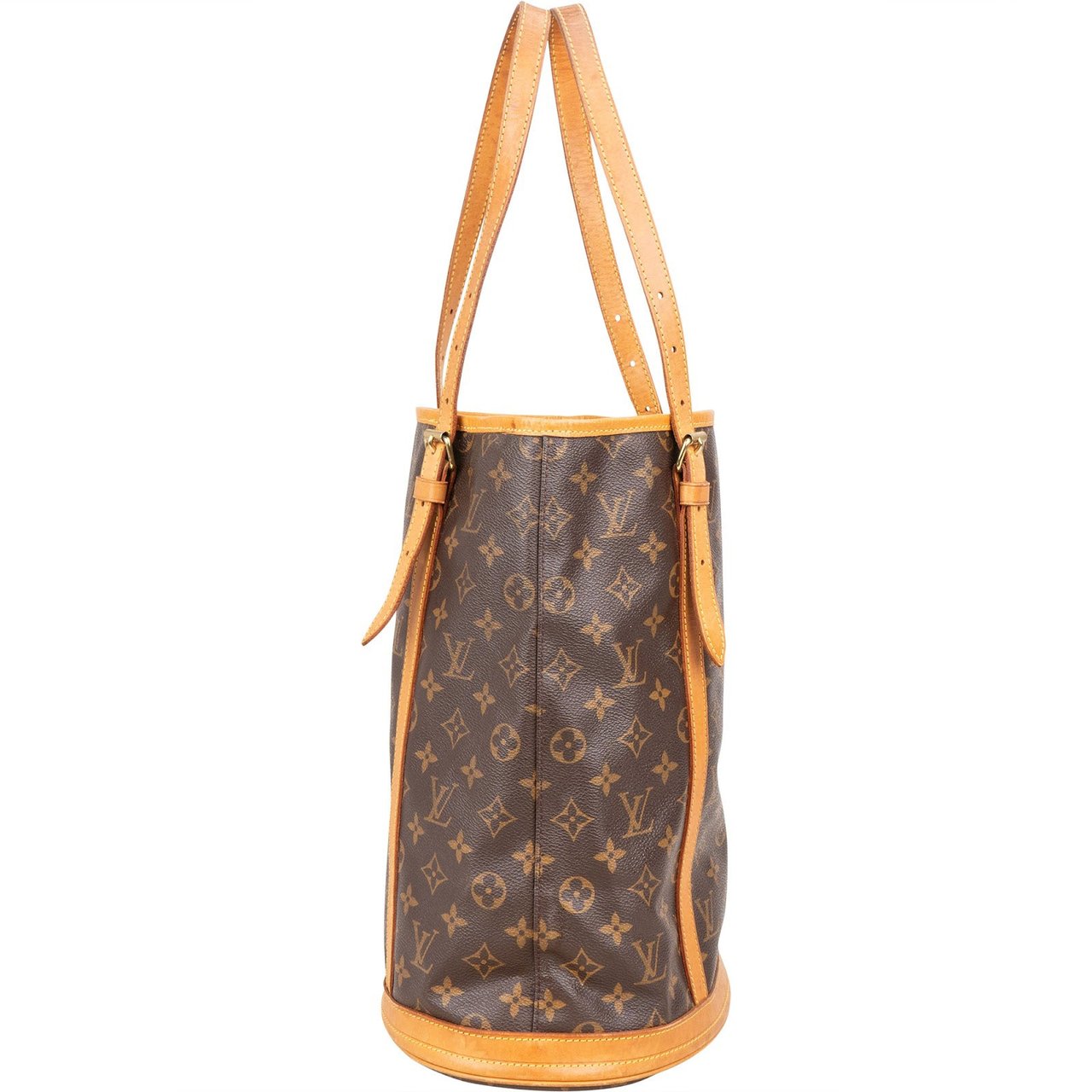 Louis Vuitton Louis Vuitton Monogram Canvas Bucket GM Shoulder Bag Bruin