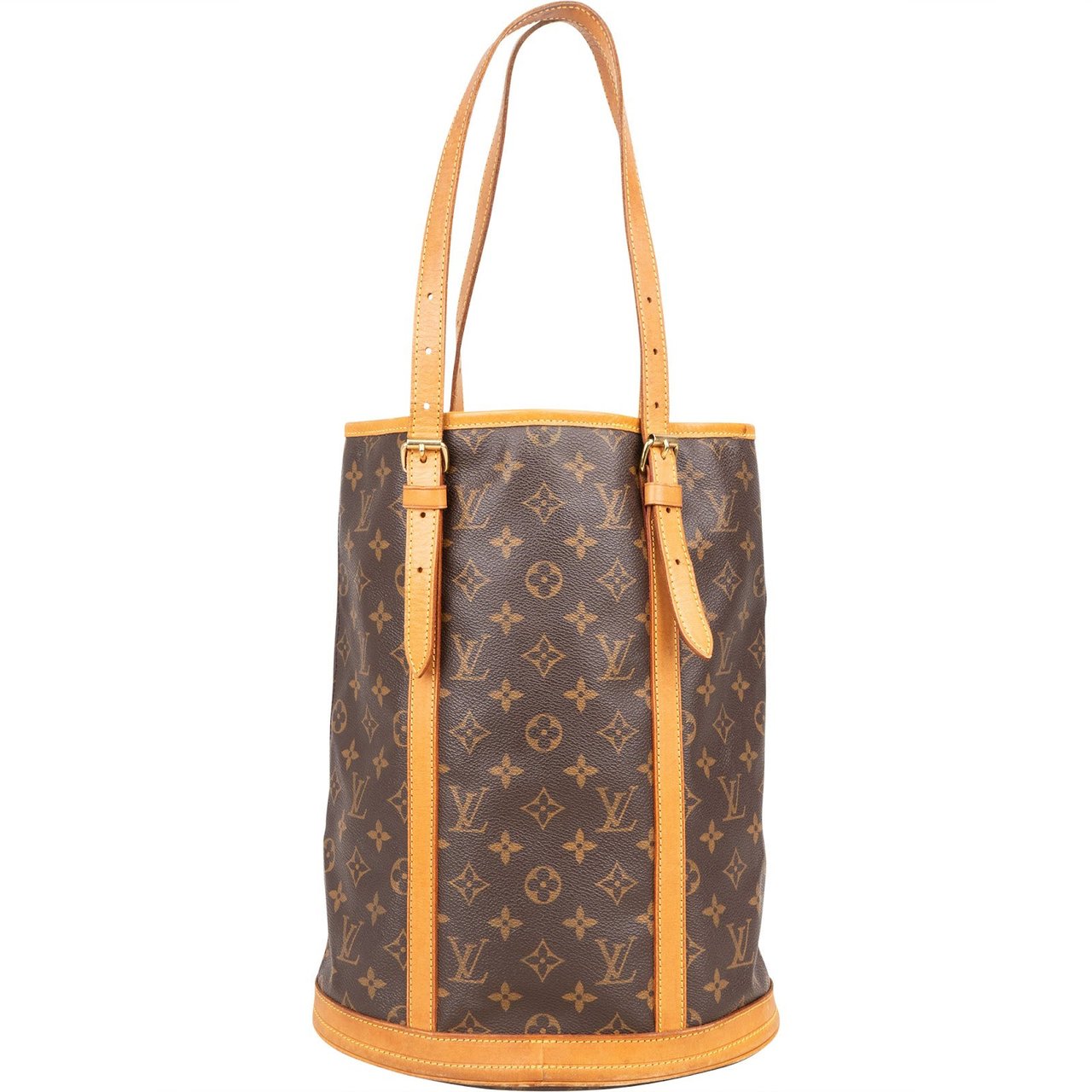 Louis Vuitton Louis Vuitton Monogram Canvas Bucket GM Shoulder Bag Bruin