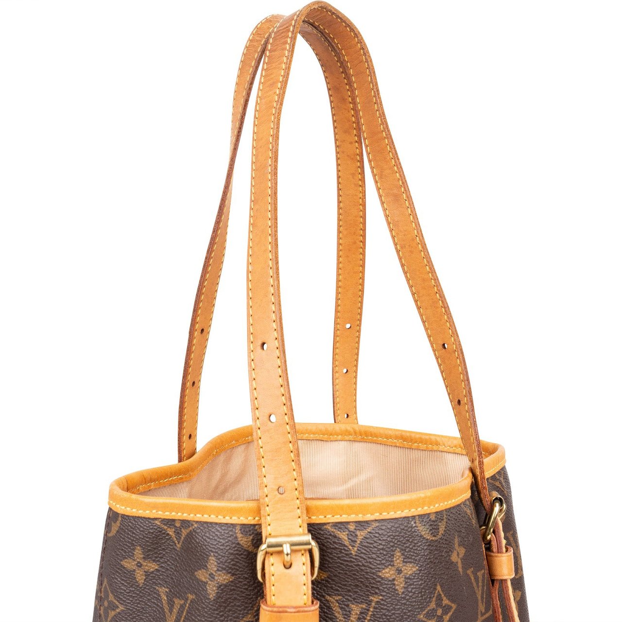 Louis Vuitton Louis Vuitton Monogram Canvas Bucket GM Shoulder Bag Bruin