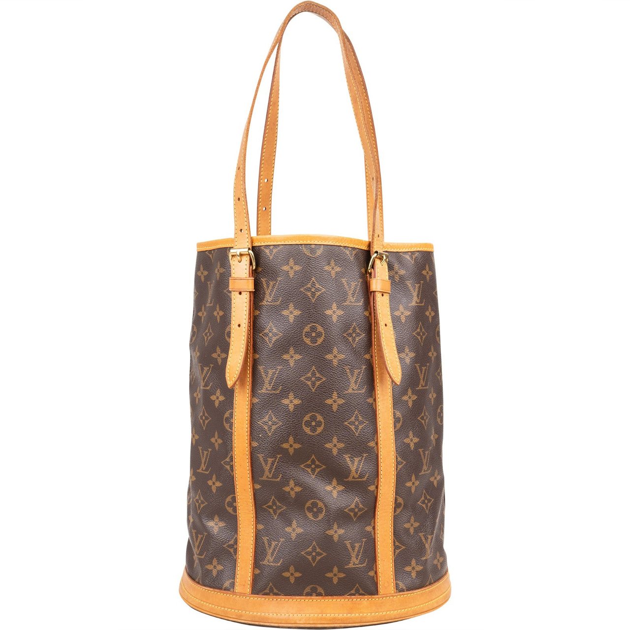 Louis Vuitton Louis Vuitton Monogram Canvas Bucket GM Shoulder Bag Bruin