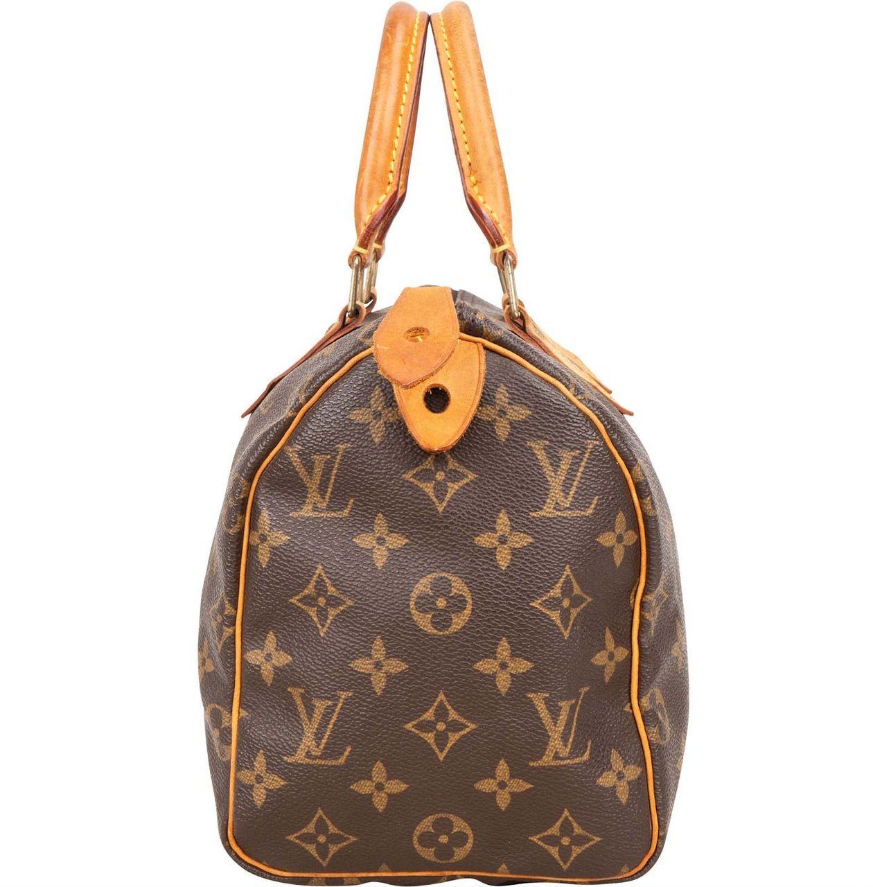 Louis Vuitton Louis Vuitton Monogram Canvas Speedy 25 Handbag Bruin